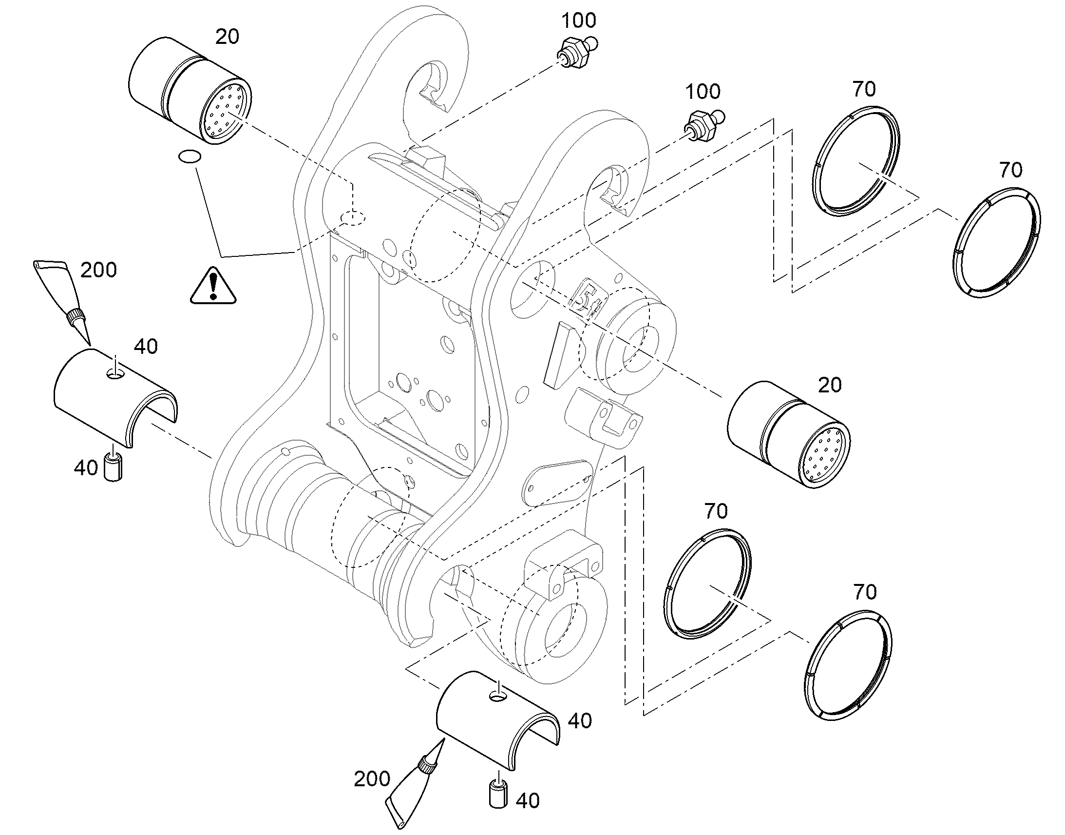 BUSH ASSEMBLY HALBSCHALEN 12974339 LIEBHERR
