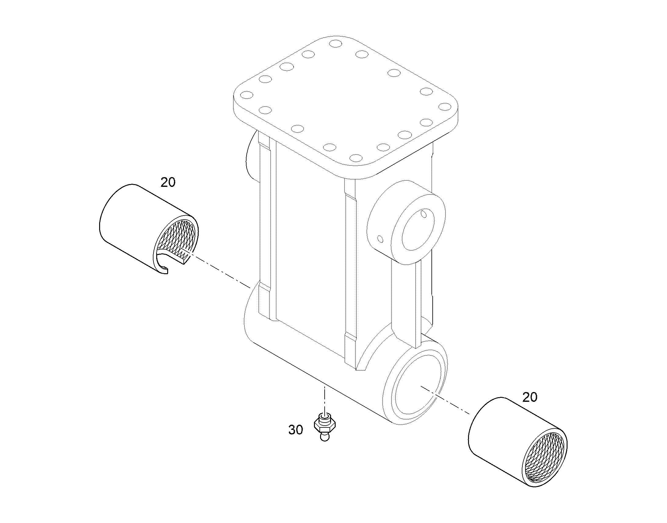 BUSH ASSEMBLY 12993798 LIEBHERR