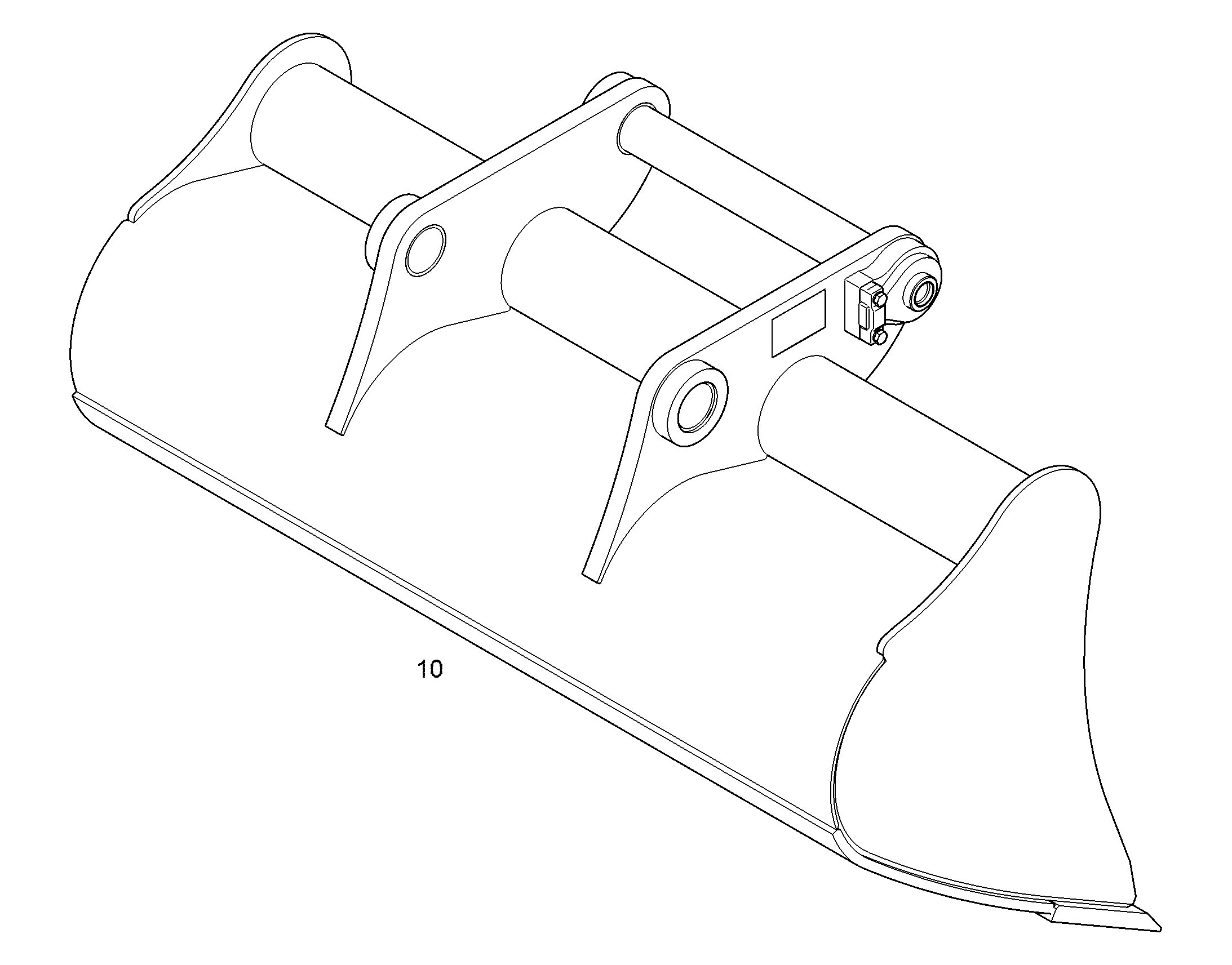 КОВШ УНИВЕРСАЛЬНЫЙ 1500mm 0,60m³ 12998126 LIEBHERR