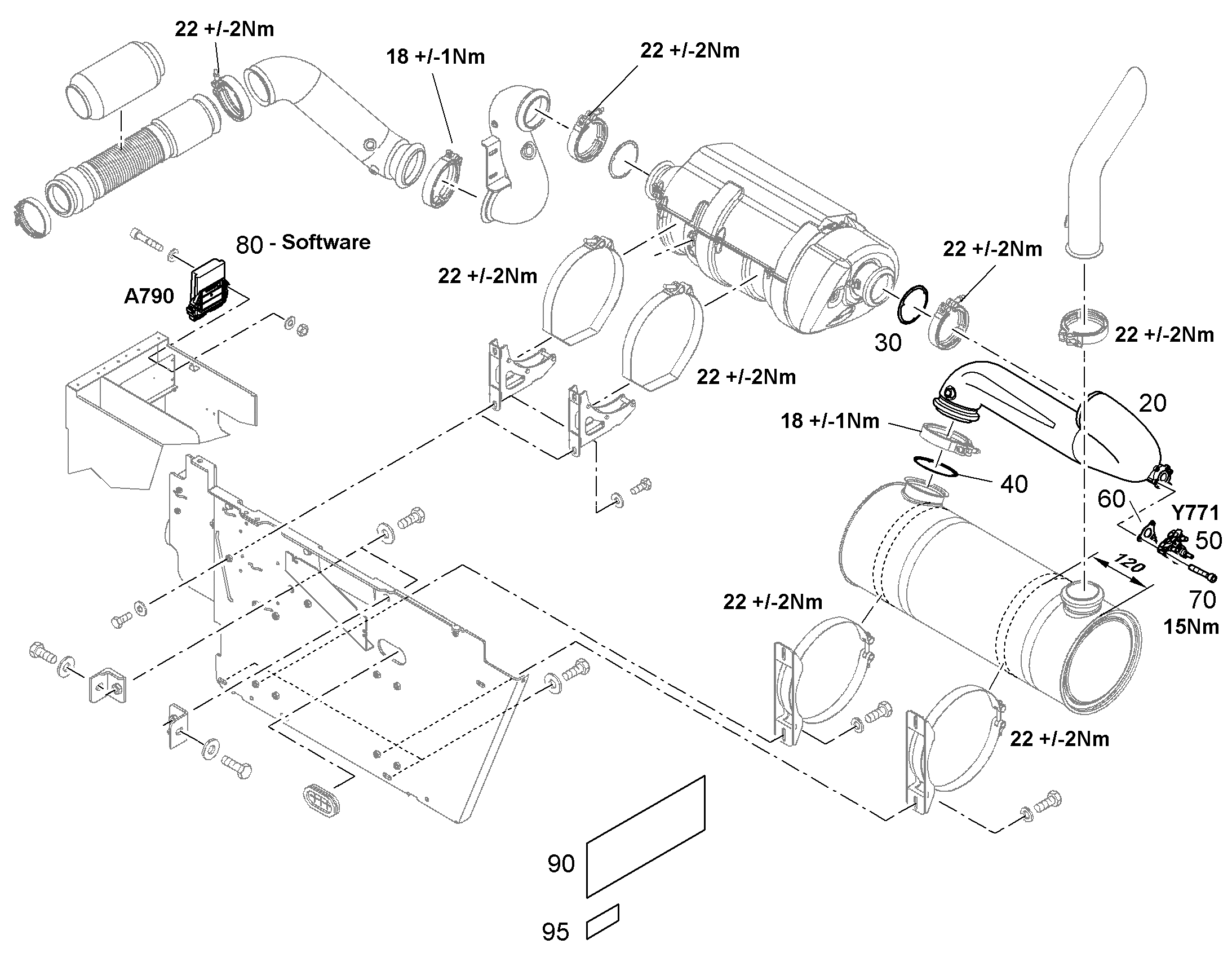 НАКЛЕЙКА ID 7mmX20mm 12972502 LIEBHERR