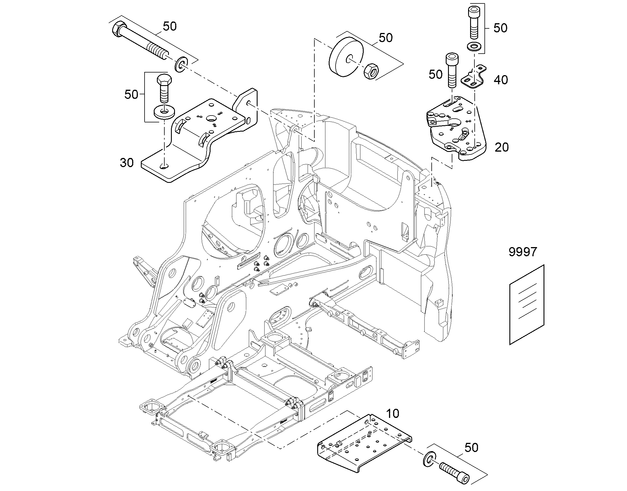 ЭЛЕМЕНТЫ МОНТАЖНЫЕ 13443960 LIEBHERR