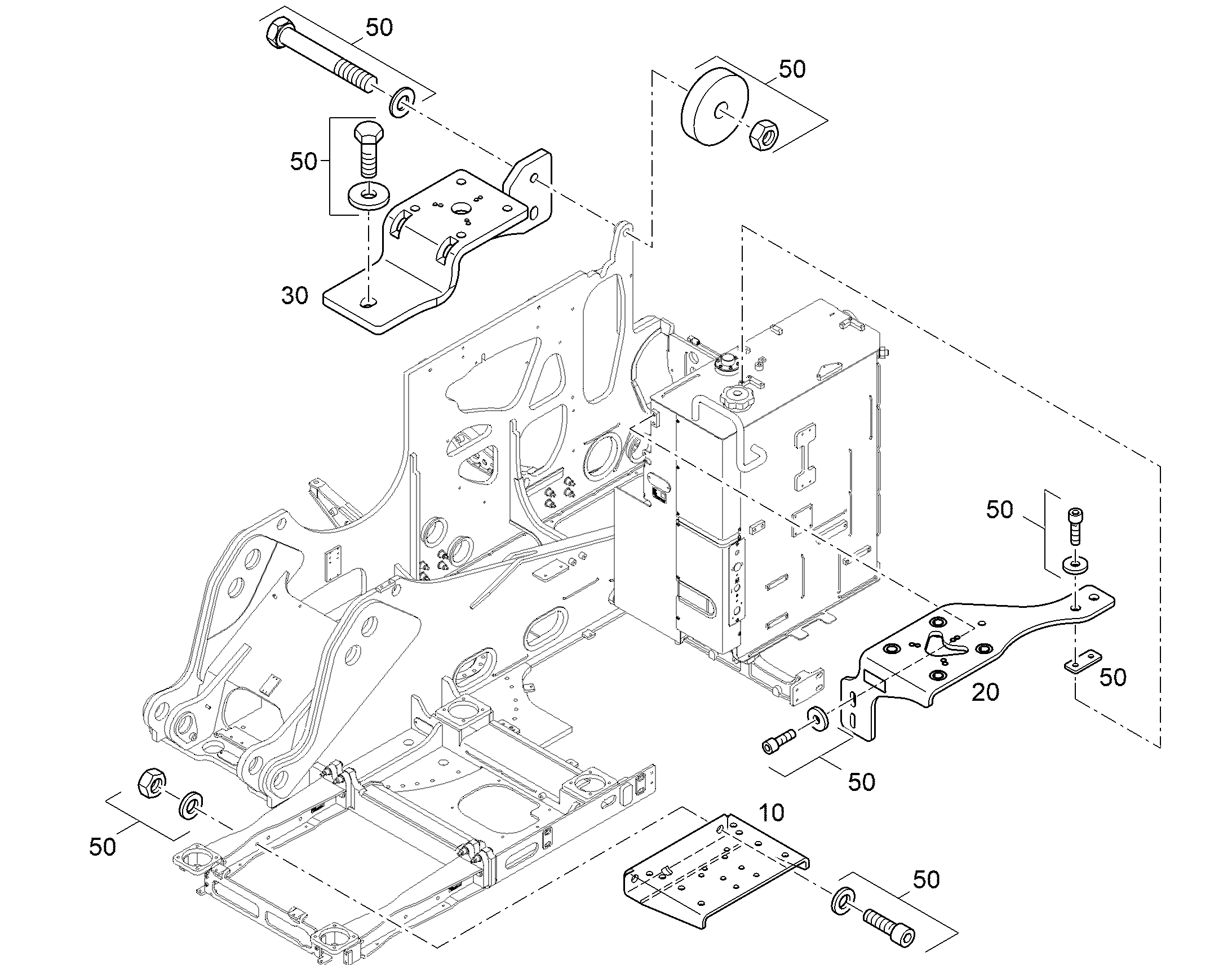 ЭЛЕМЕНТЫ МОНТАЖНЫЕ 13460043 LIEBHERR