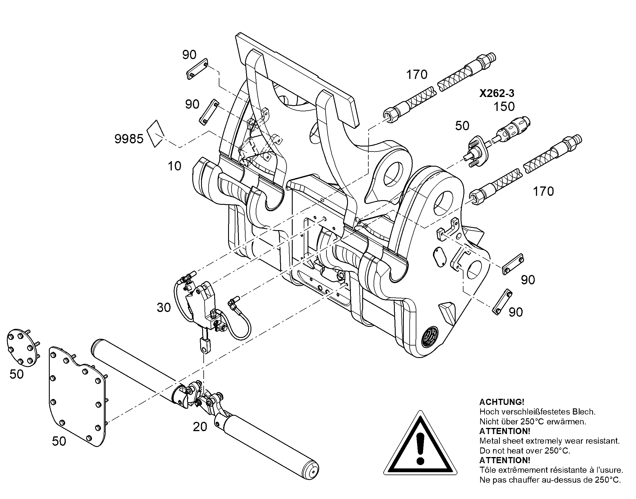 ЭЛЕМЕНТЫ ЗАПИРАЮЩИЕ SWA120H 13556600 LIEBHERR
