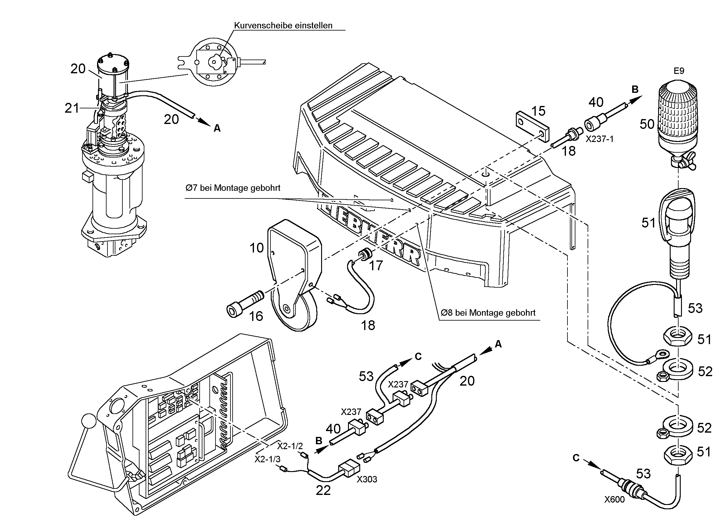 СОЕДИНИТЕЛЬ ДЛЯ КОНТАКТНЫХ КОЛ 6001469 LIEBHERR