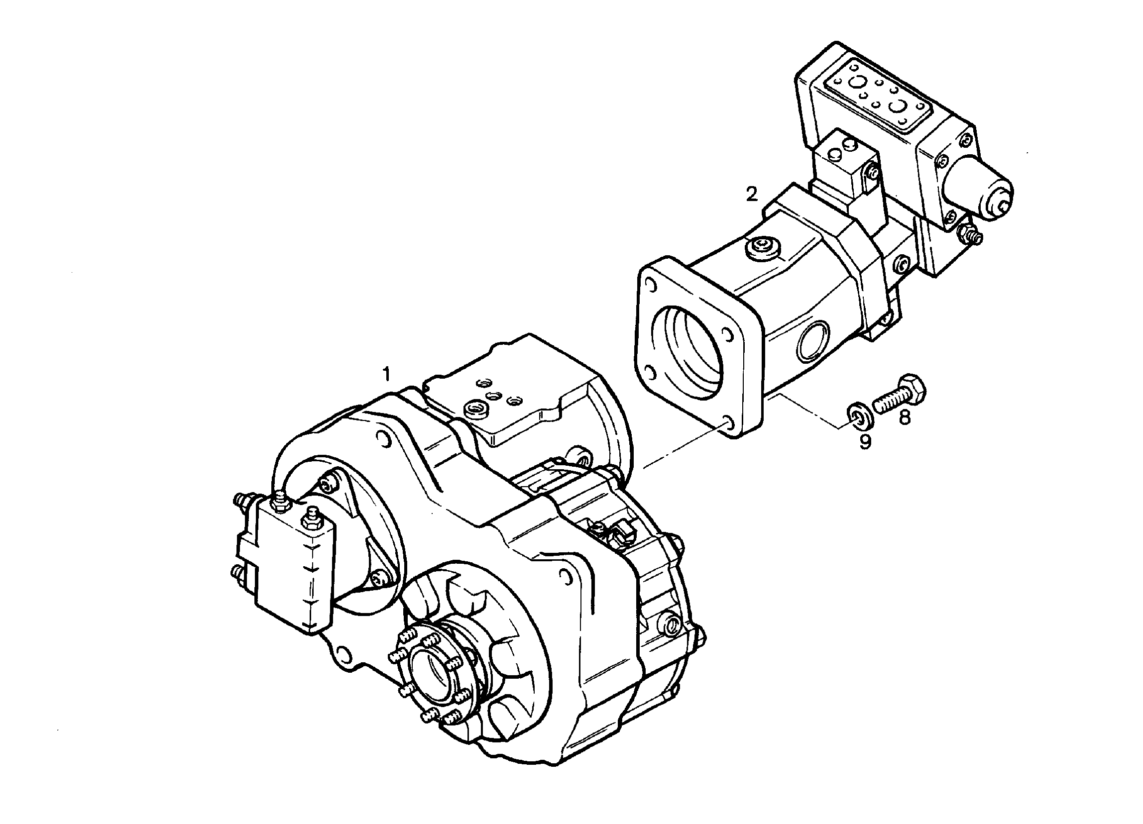 МОНТ.К-Т -РЕГ.СКОР.С ПОД. ЦИЛ. 9205232 LIEBHERR