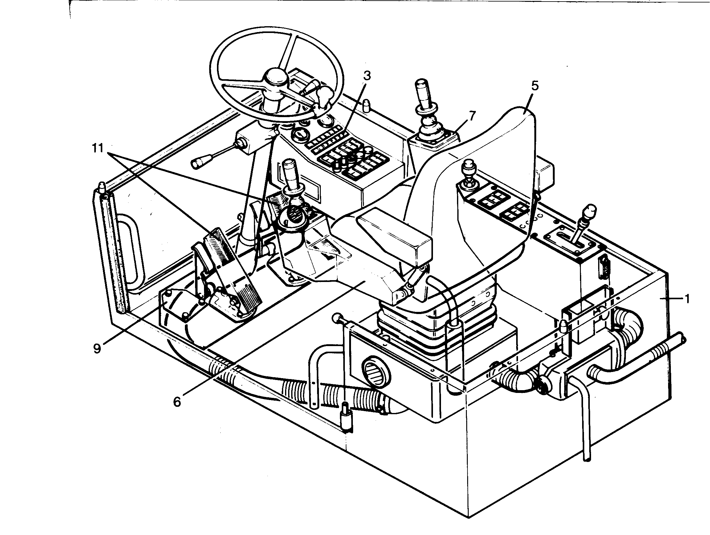 ПУЛЬТ УПРАВЛЕНИЯ 9159596 LIEBHERR