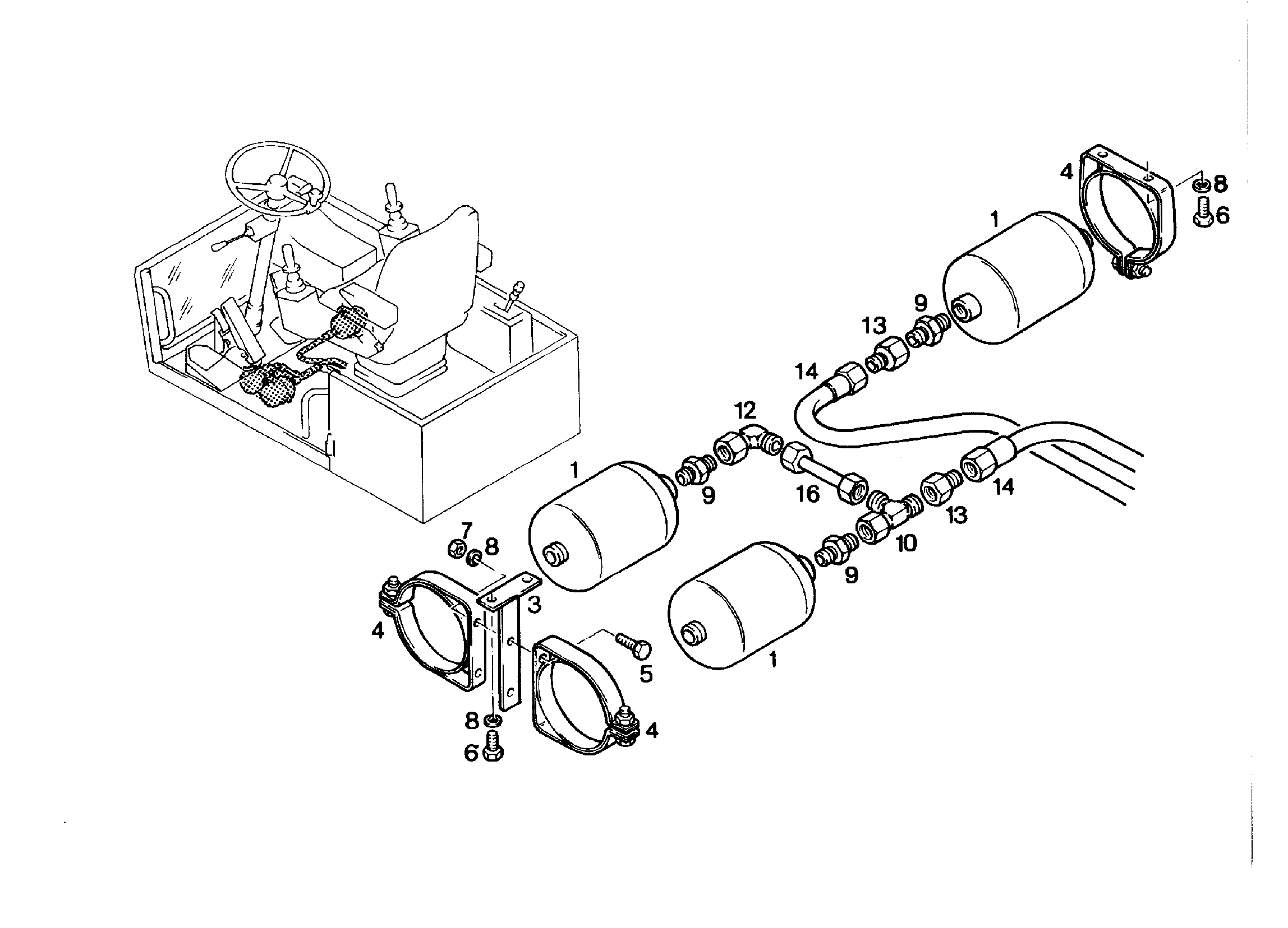 АККУМУЛЯТОР МЕМБРАННЫЙ 0,7l/150bar/50bar M 18X1,5 5005089 LIEBHERR