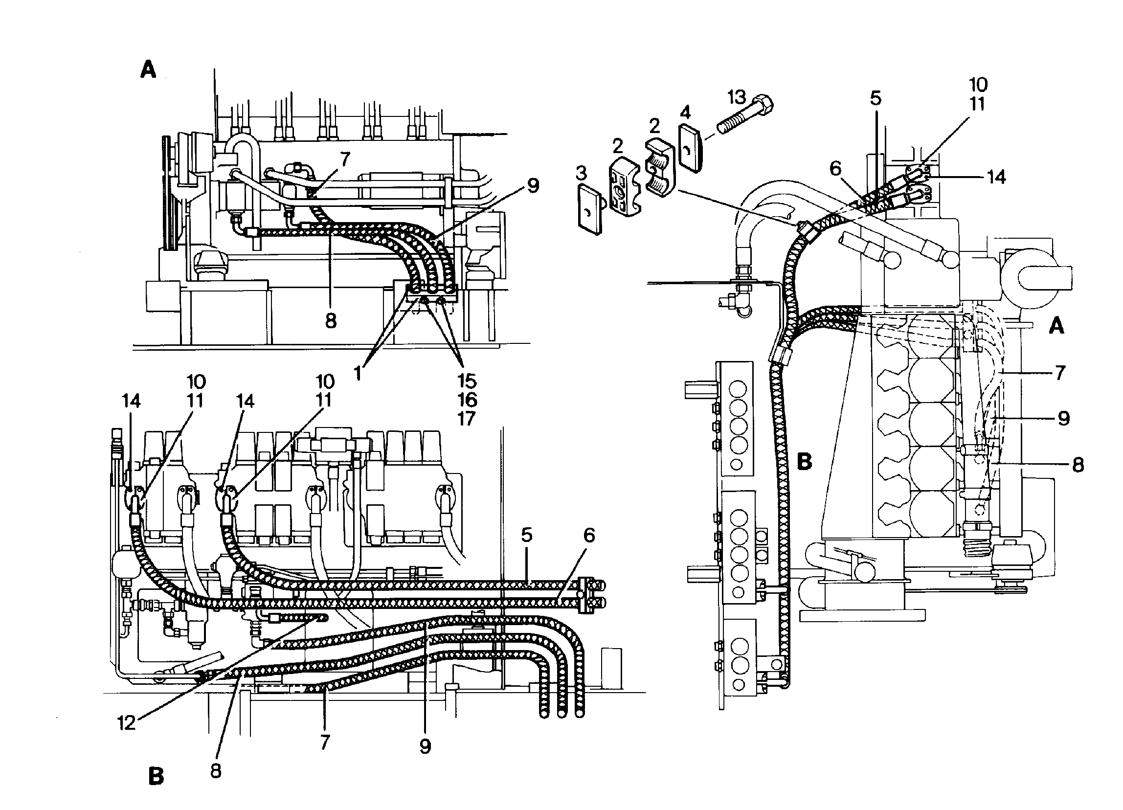 СКОБА ДЛЯ КРЕПЛЕНИЯ ШЛАНГА T3/III 23 2X23 GM6050 7005242 LIEBHERR
