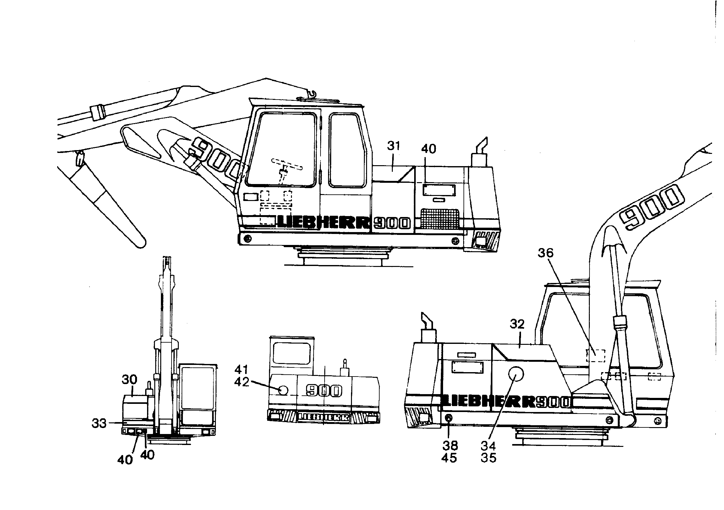 ТАБЛИЧКА СМАЗКА КРУГА КАТАНИЯ 203mmX 9199156 LIEBHERR