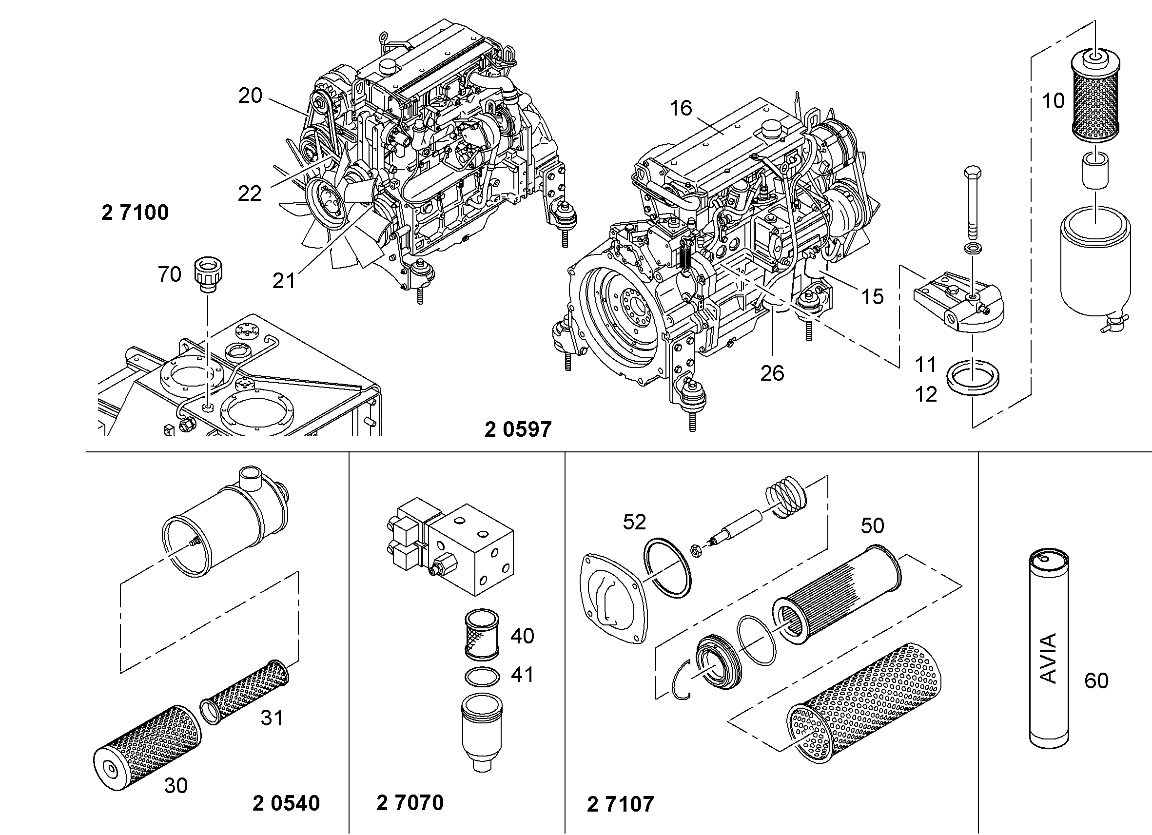 ФИЛЬТРУЮЩИЙ ЭЛЕМЕНТ 50µm 7021265 LIEBHERR