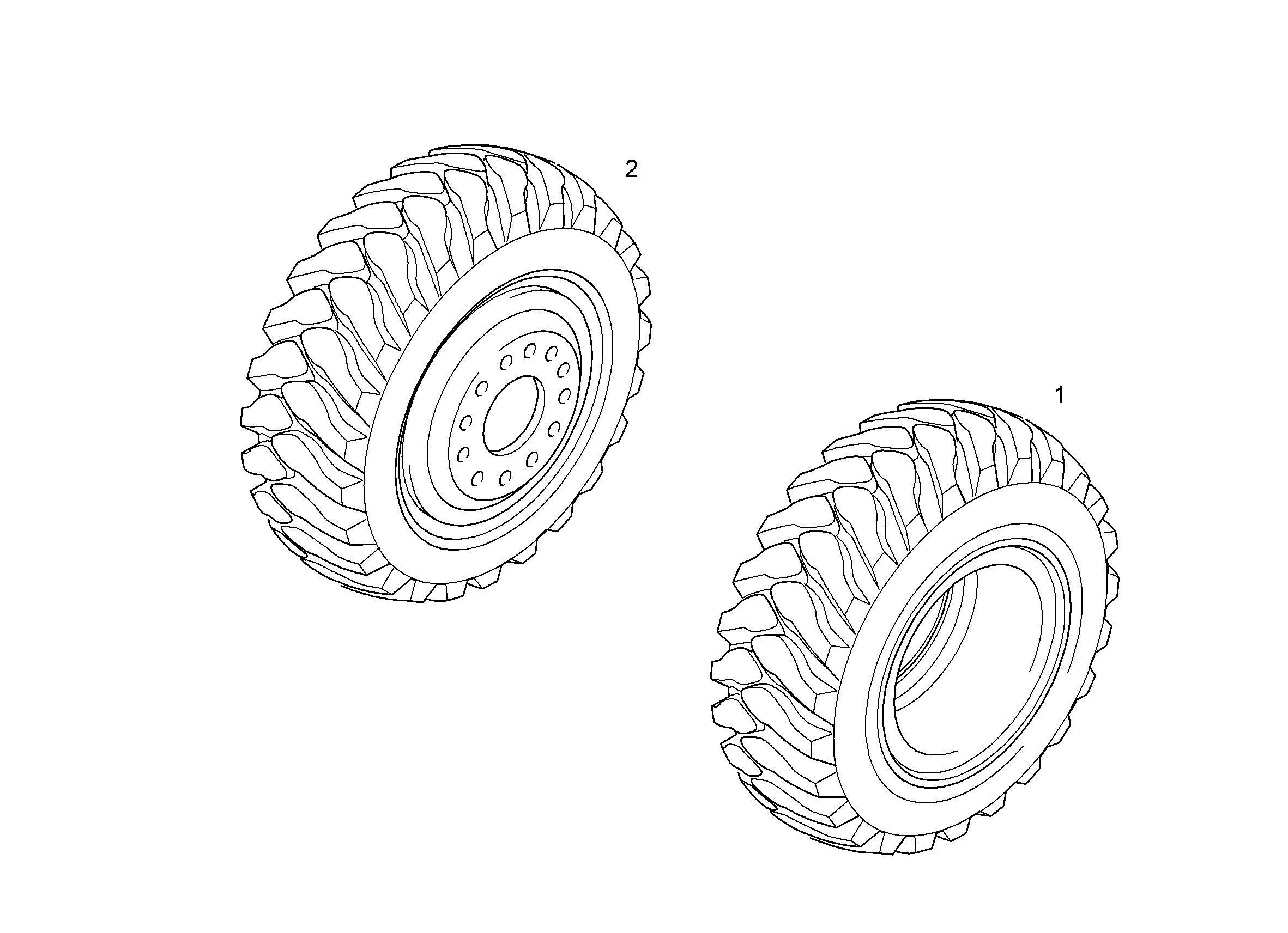 ШИНЫ ЛЕВЫЕ 10.00 - 20XEM-22 9592481 LIEBHERR