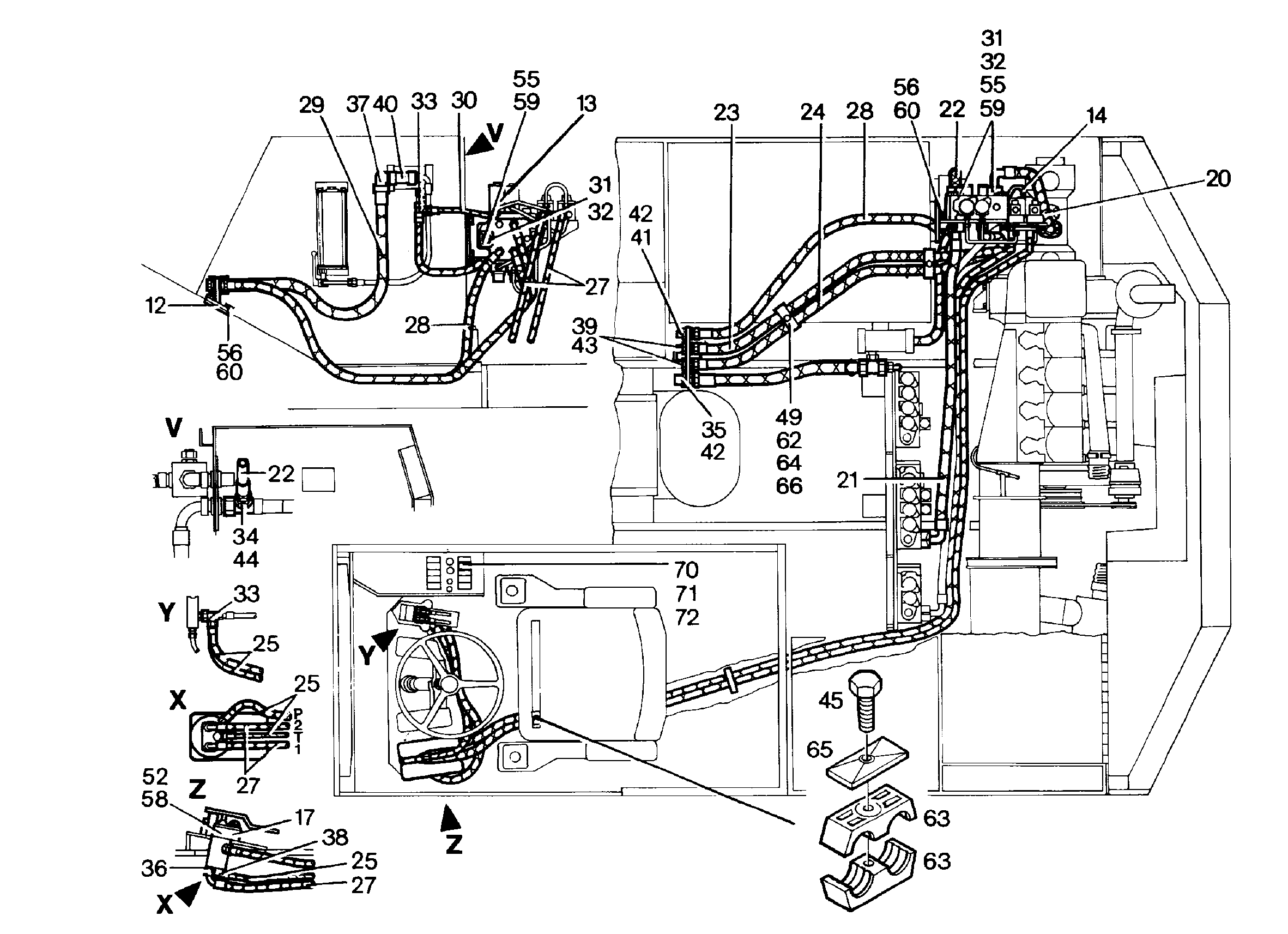 ШЛАНГ 20X1750 7005316 LIEBHERR