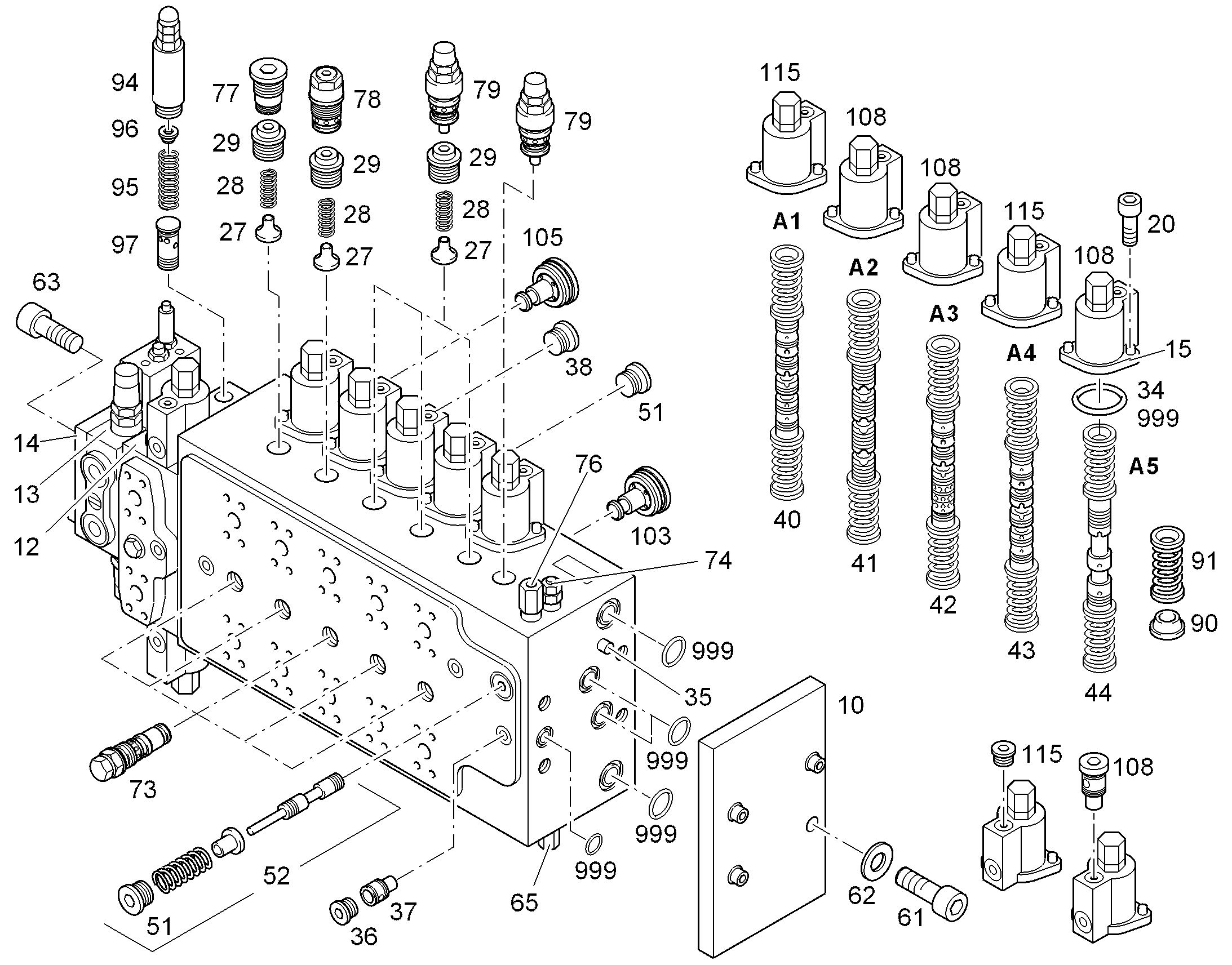 ЗАГЛУШКА РЕЗЬБОВАЯ 7024965 LIEBHERR