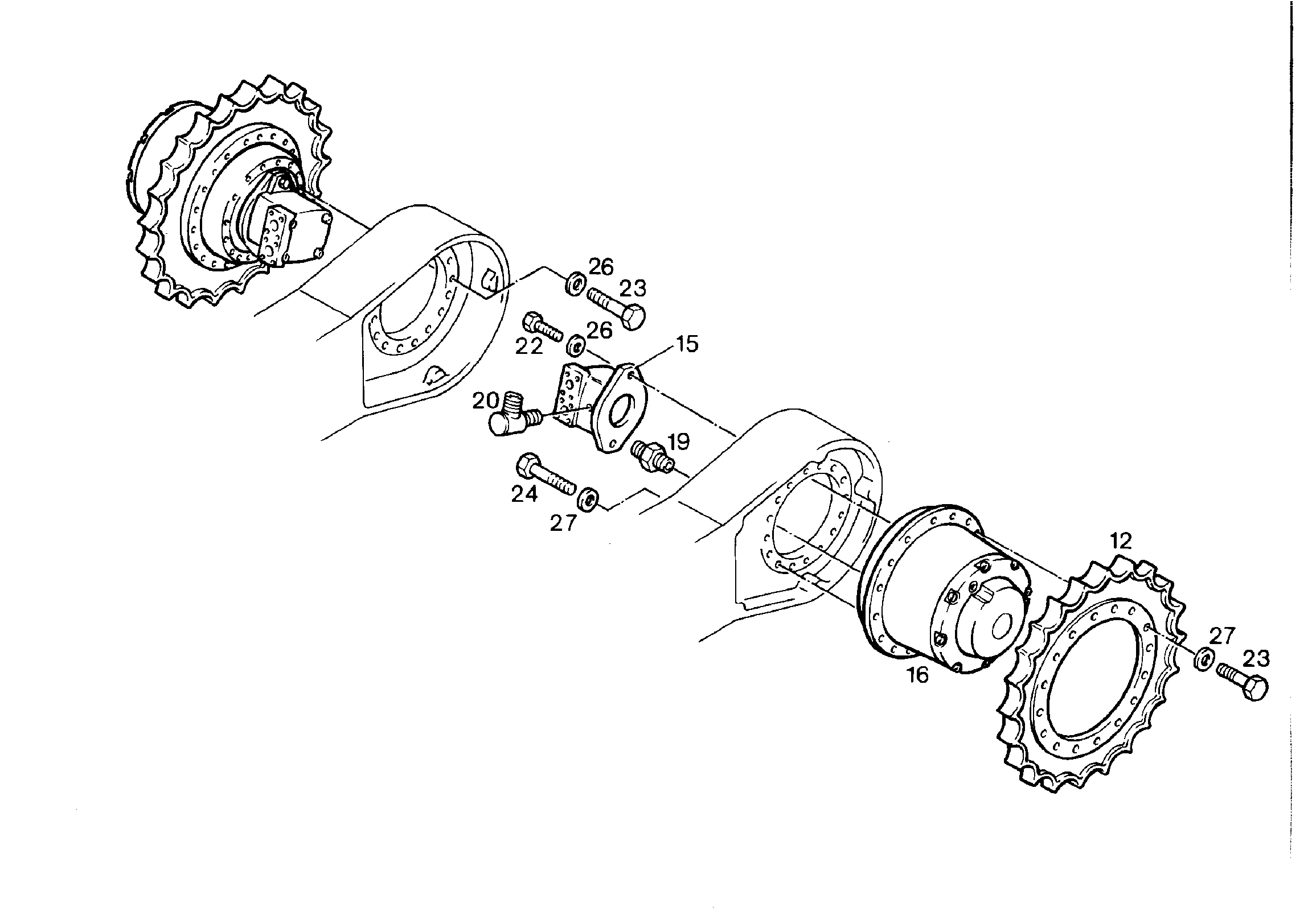 БОЛТ С ШЕСТИГРАННОЙ ГОЛОВКОЙ ISO 4017 M20X70 10.9 4066221 LIEBHERR