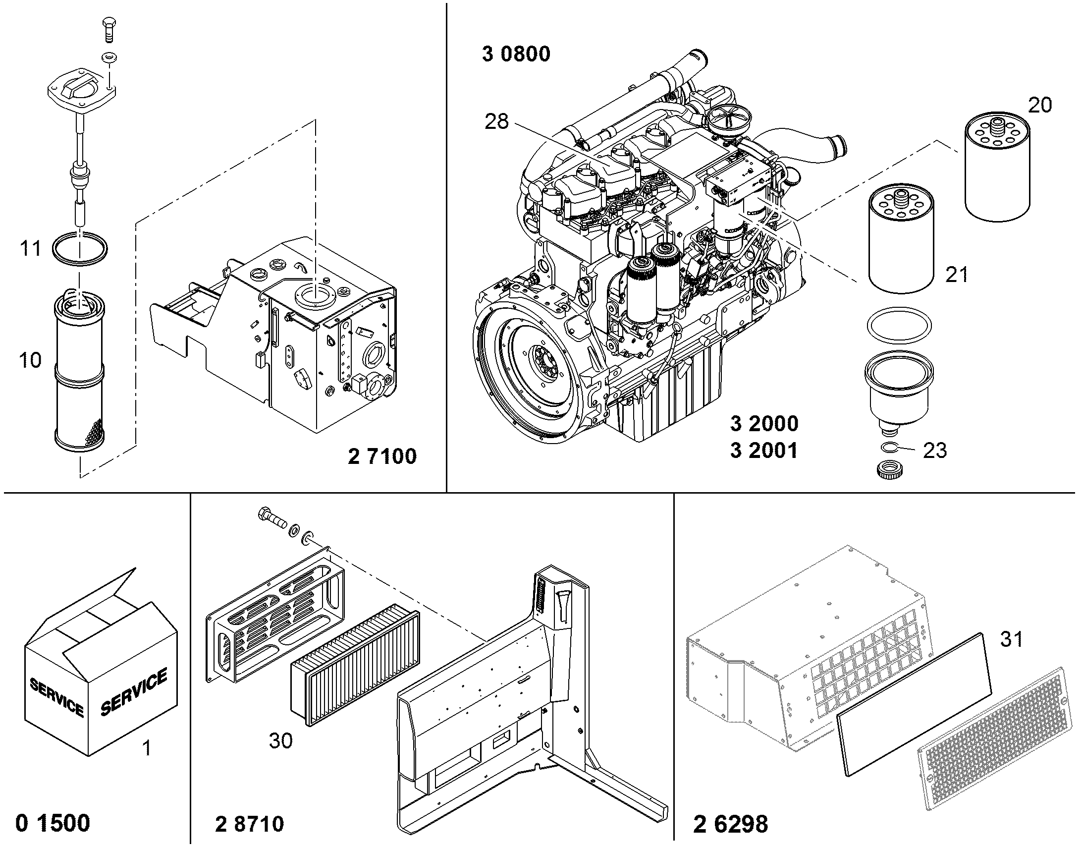 ФИЛЬТР 7023535 LIEBHERR