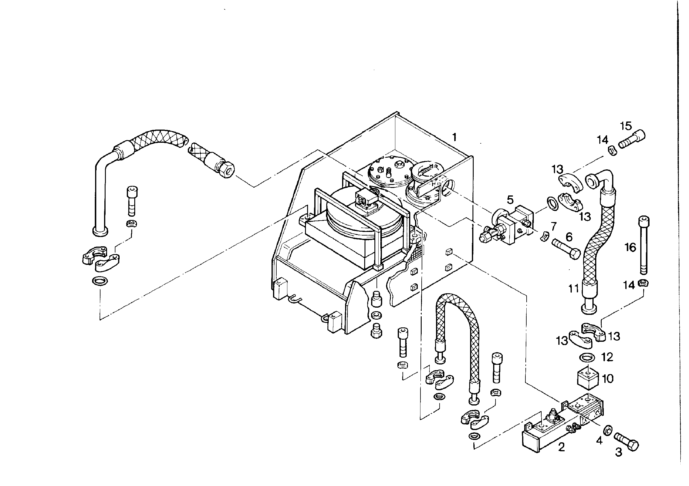 РАЗМЕЩЕНИЕ КОЛЛЕКТОРА СНИЗУ 9158076 LIEBHERR
