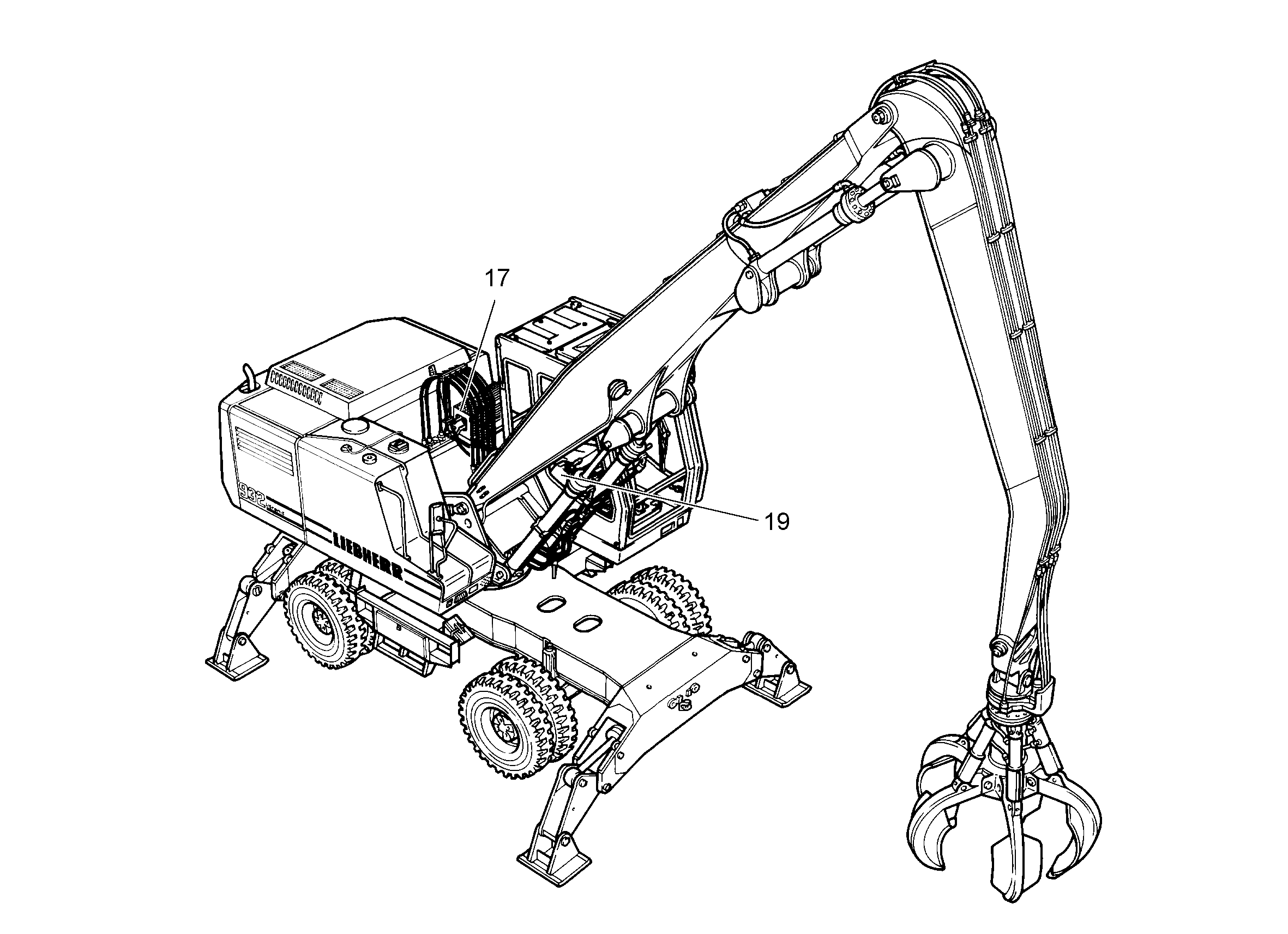 ГИДРАВЛИЧЕСКАЯ СИСТЕМА 9955360 LIEBHERR