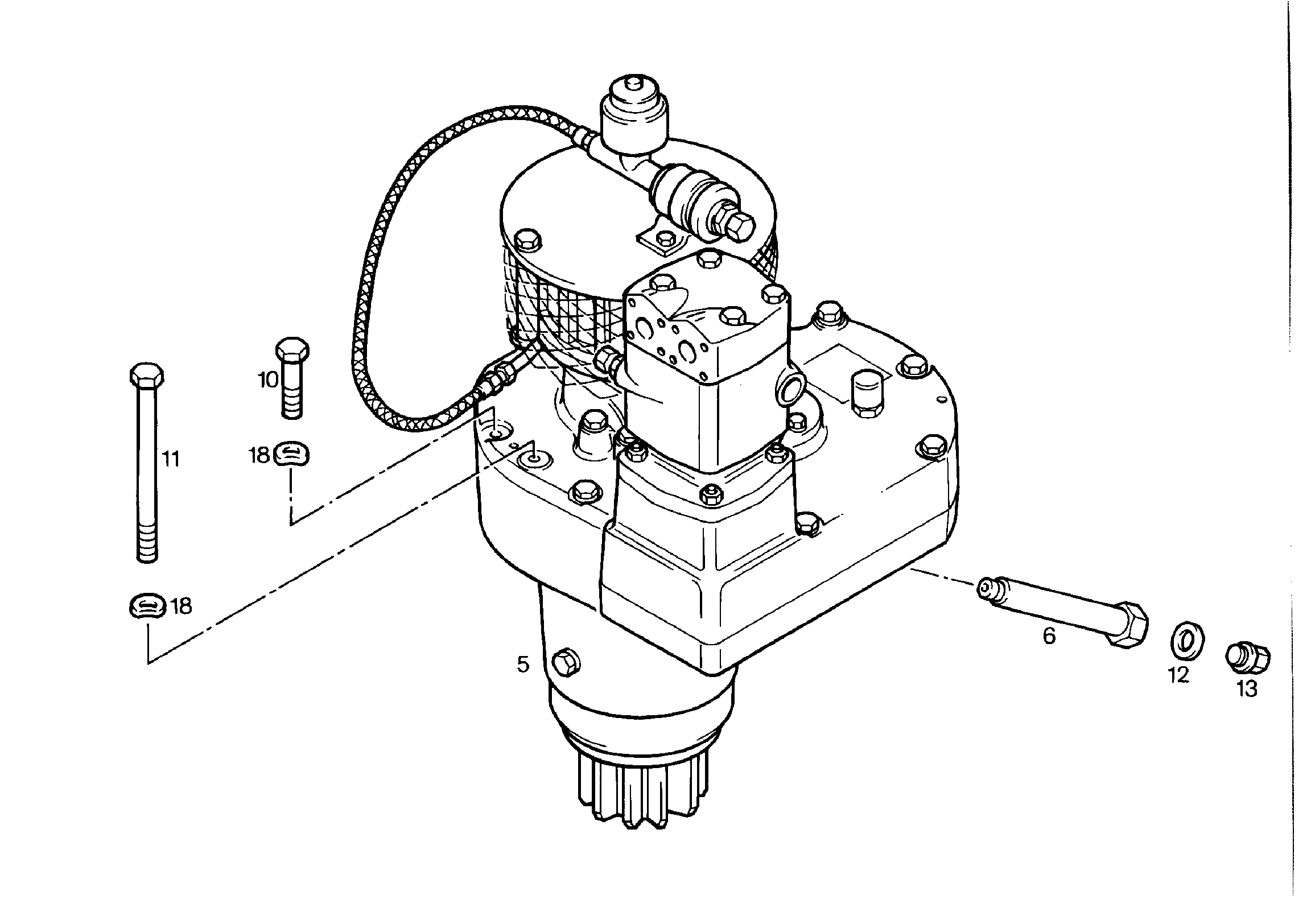 МЕХАНИЗМ ПОВОРОТА 9144963 LIEBHERR