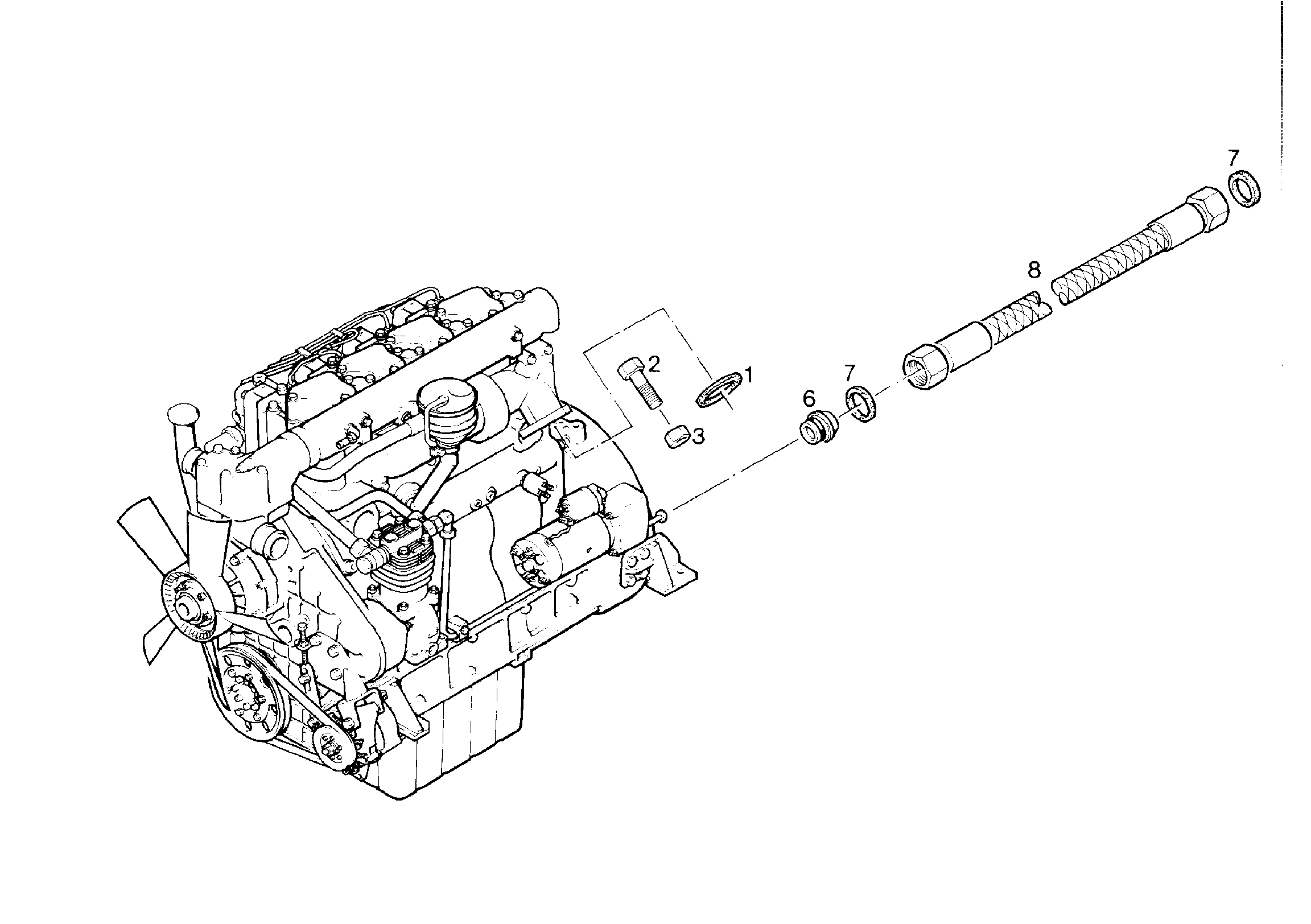 ШЛАНГ СЖАТОГО ВОЗДУХА 9136141 LIEBHERR