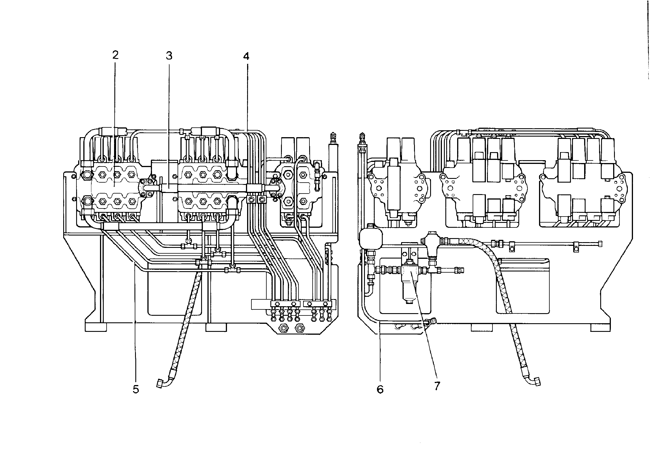 ЛИНИЯ УПРАВЛЯЮЩАЯ ПЕР. СНИЗУ 9158189 LIEBHERR