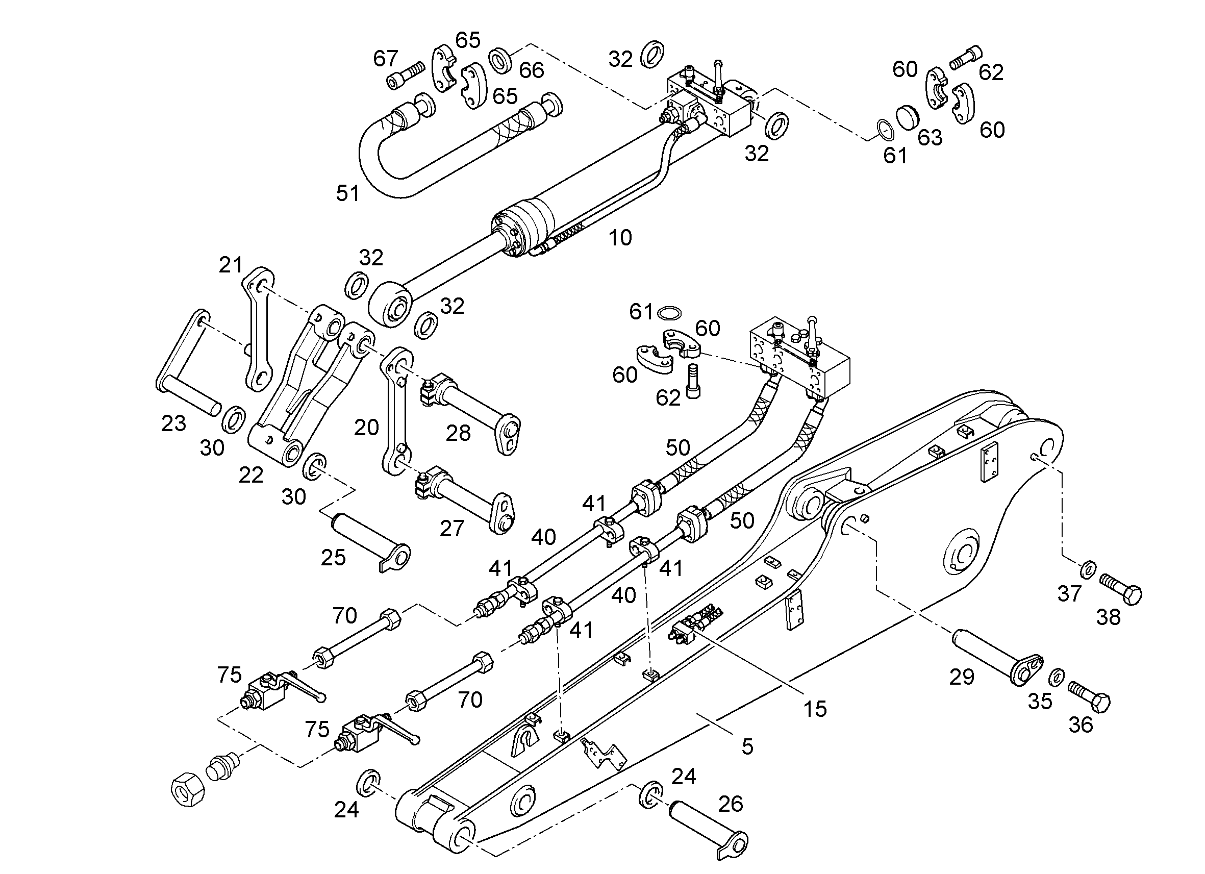 КРАН ЗАПОРНЫЙ ШАРОВОЙ 7022356 LIEBHERR