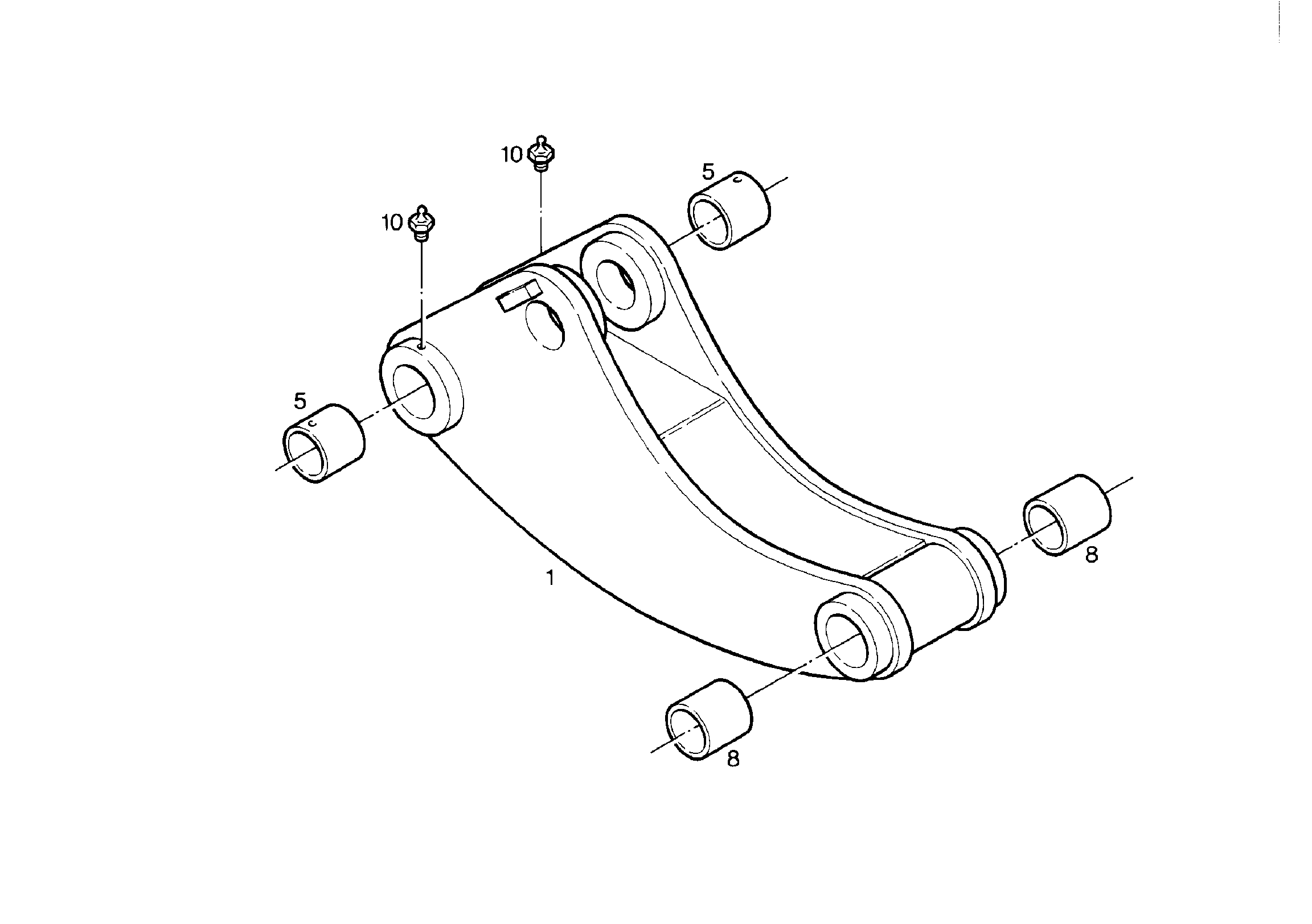 ВТУЛКА KREUZ 60/70X60 9142748 LIEBHERR