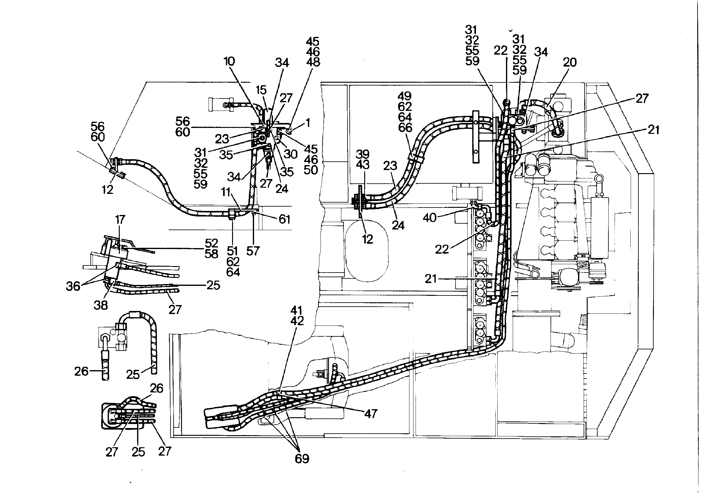 ШЛАНГ 20X1300 7008520 LIEBHERR