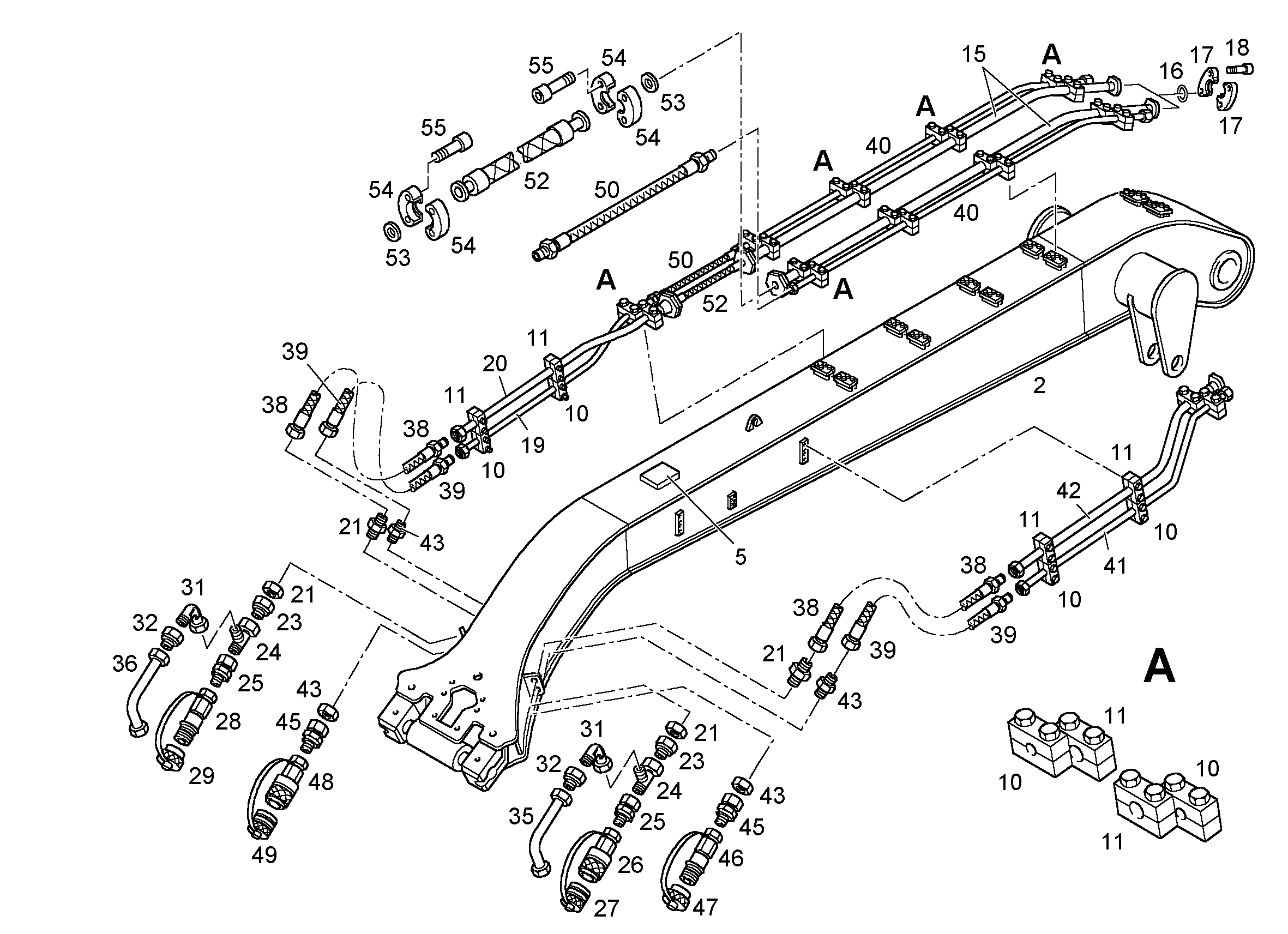 СМАЗОЧНЫЕ ЛИНИИ УСТАНОВКА 9956844 LIEBHERR
