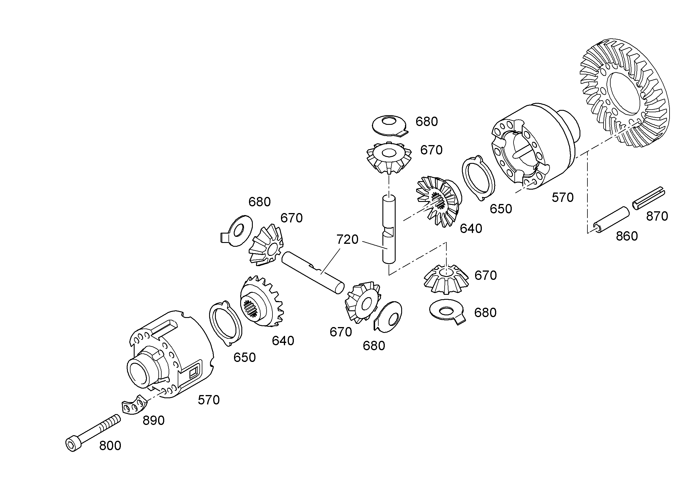 САТЕЛЛИТ КОНИЧЕСКИЙ ДИФФЕРЕНЦИ 5005925 LIEBHERR