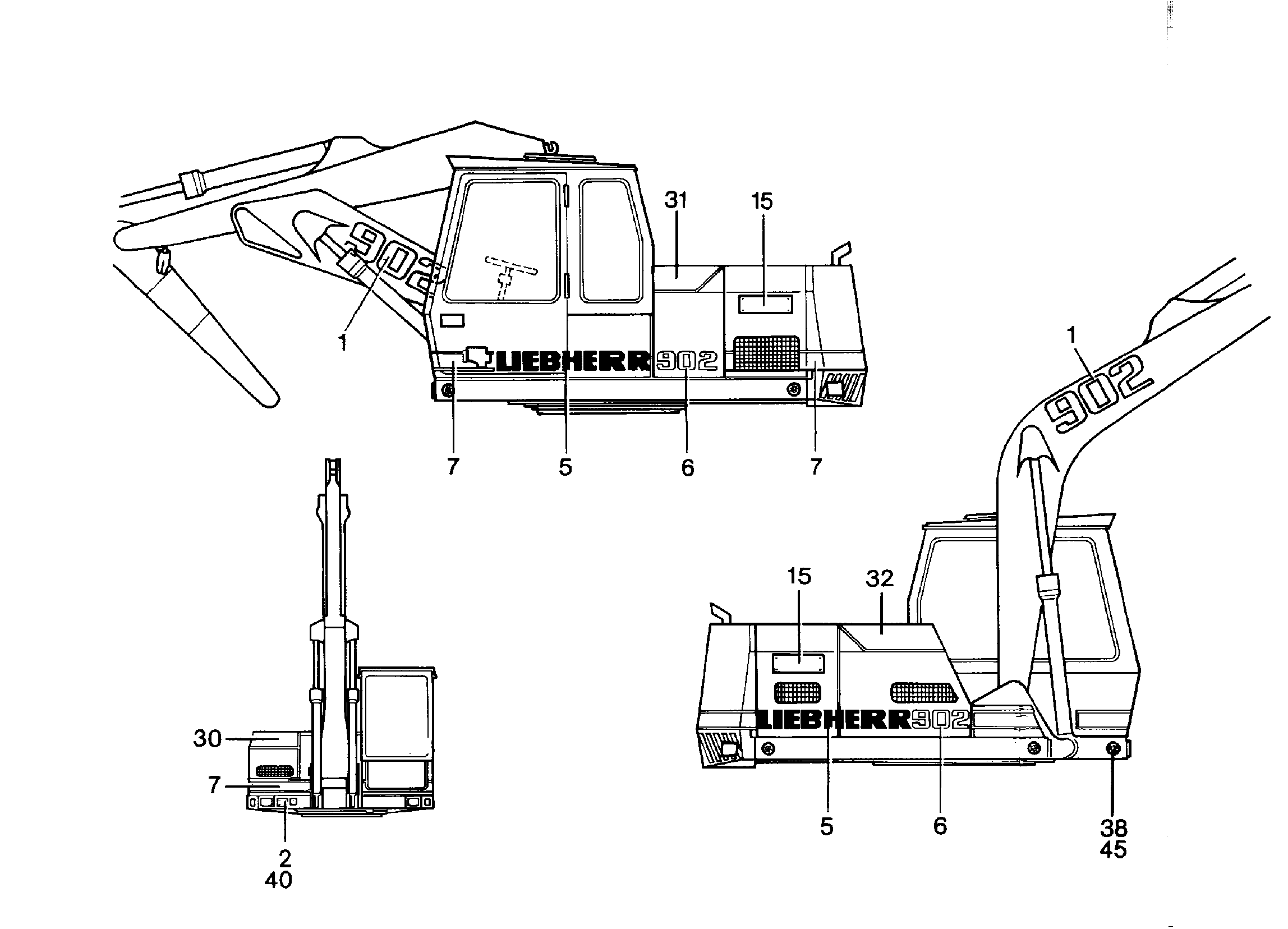 ПОЛОСЫ 20 ВЫСОТА 1000mmX20mm 9173741 LIEBHERR