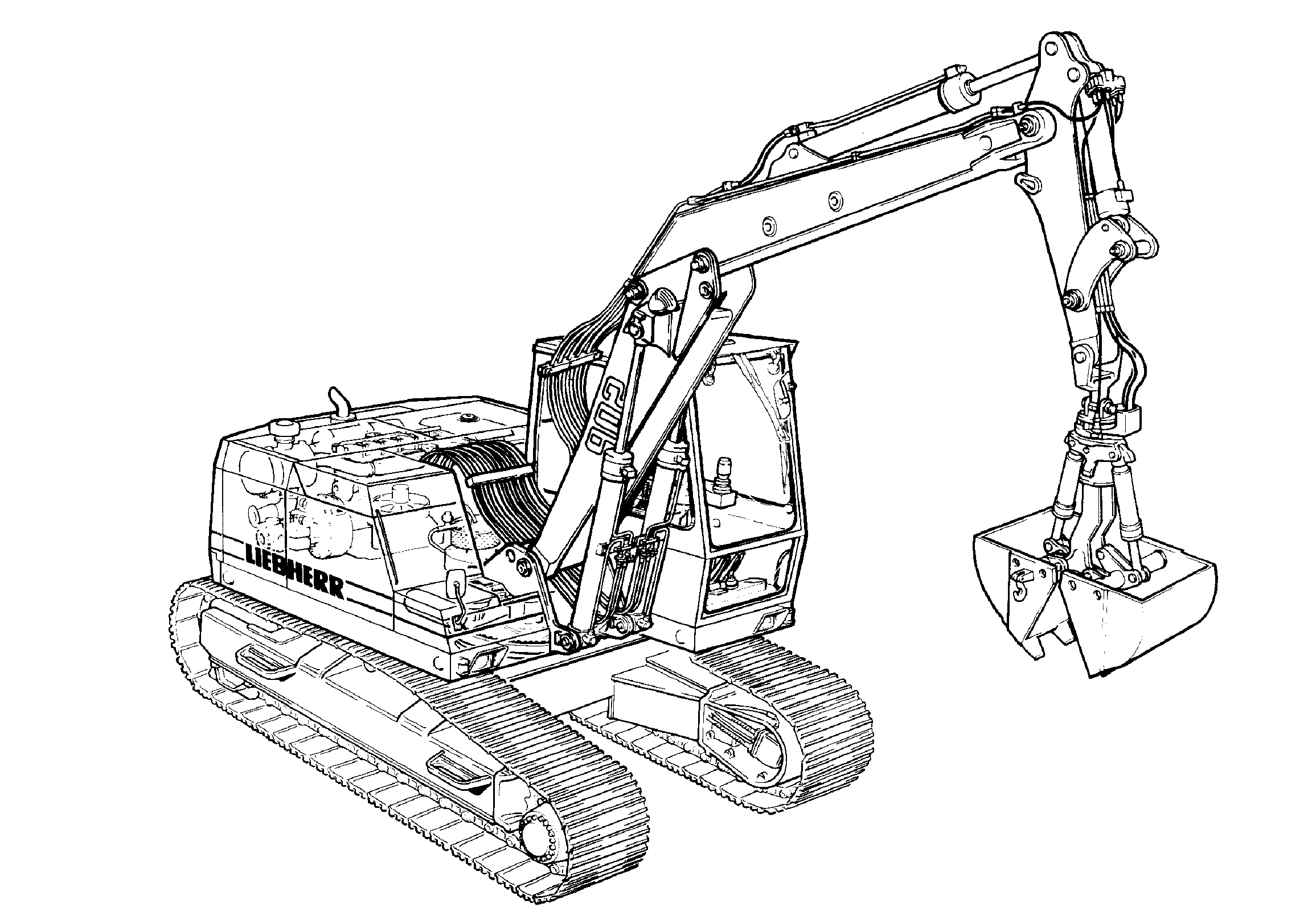 ПРОЖЕКТОР НА КРЫШЕ КАБ. 9144499 LIEBHERR