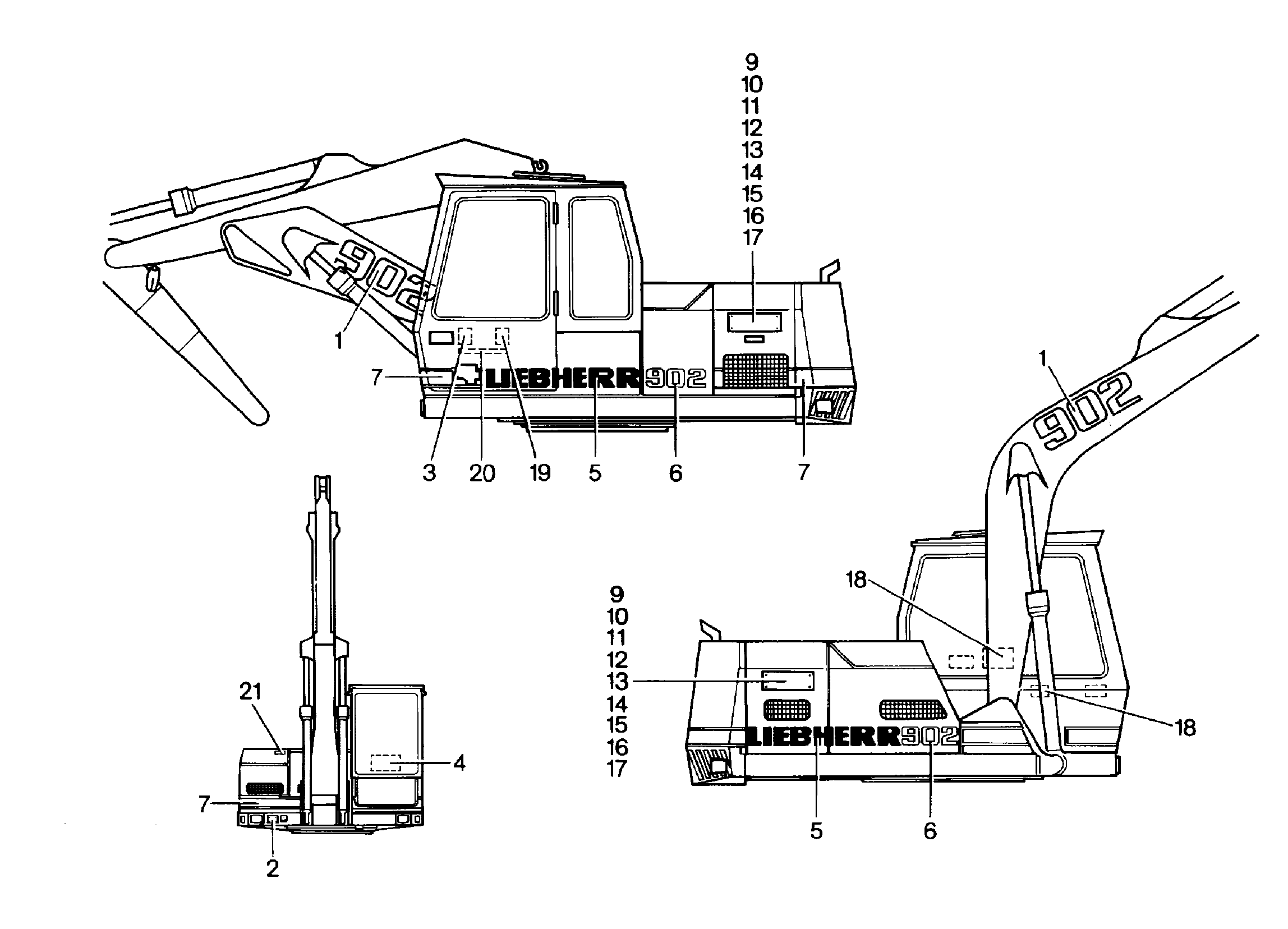 ТИПОВАЯ ТАБЛИЧКА 9179065 LIEBHERR