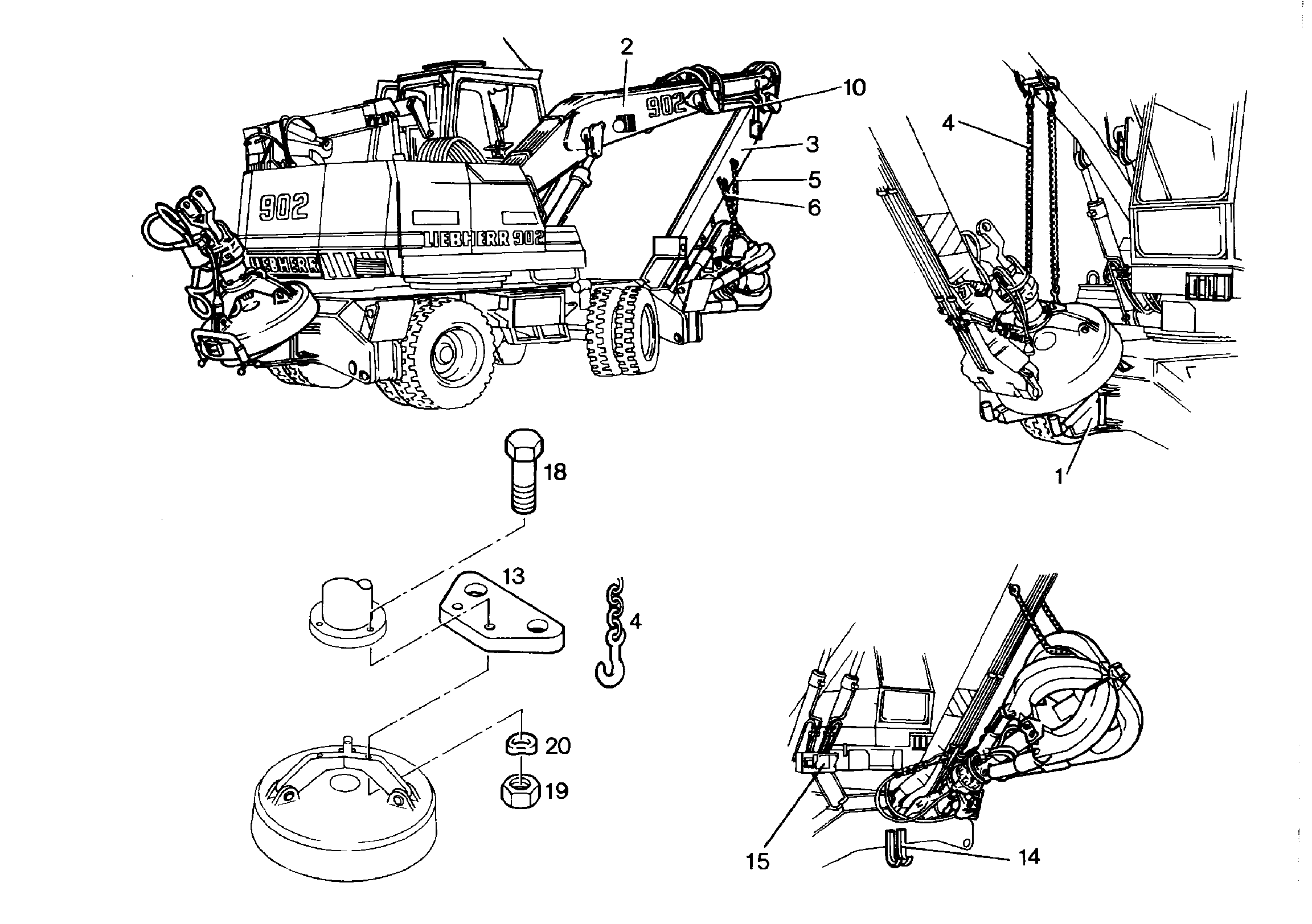 КРЮЧОК 9191429 LIEBHERR