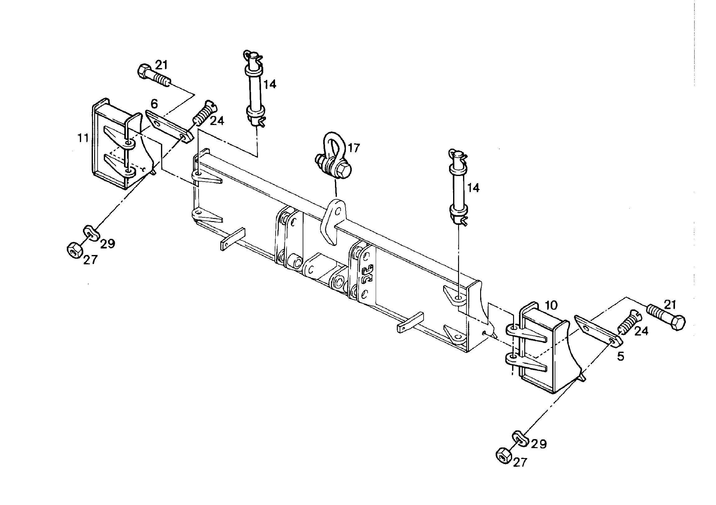 СКОБА 7014416 LIEBHERR