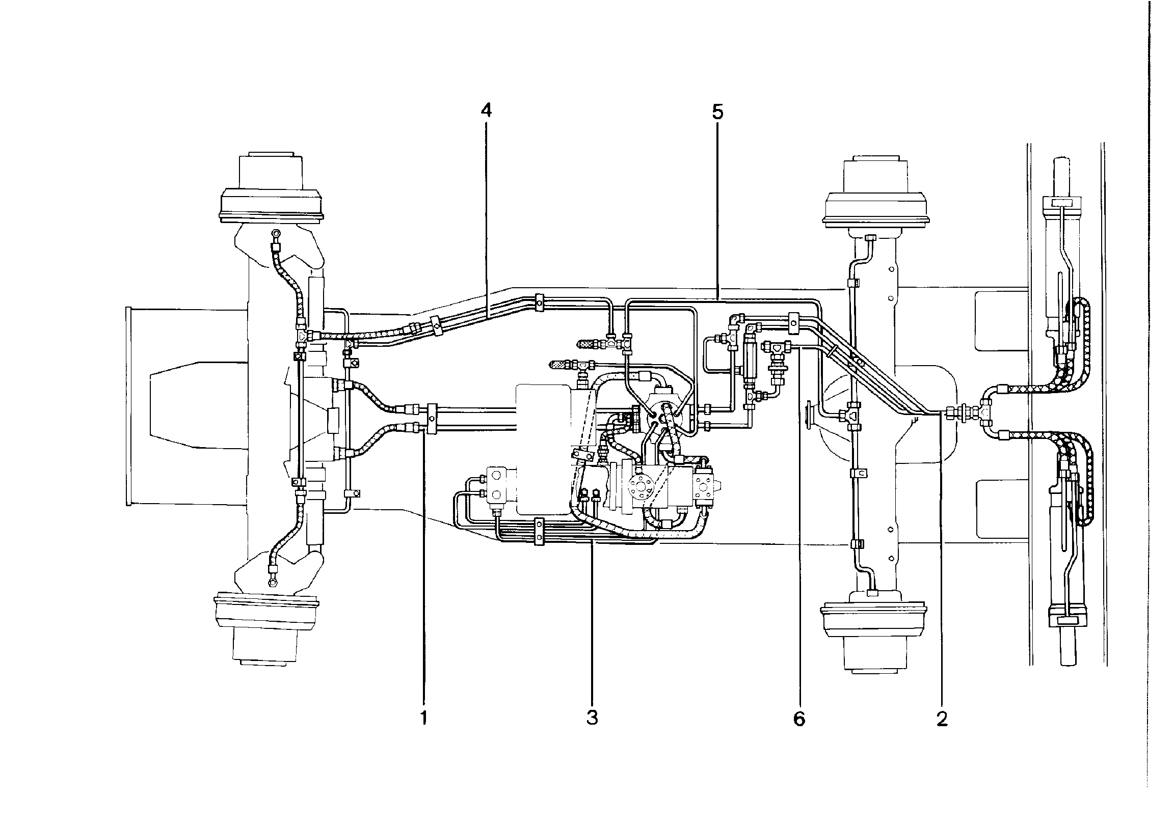 ТРУБОПРОВОДЫ ТОРМОЗОВ ГИДР. 9199129 LIEBHERR