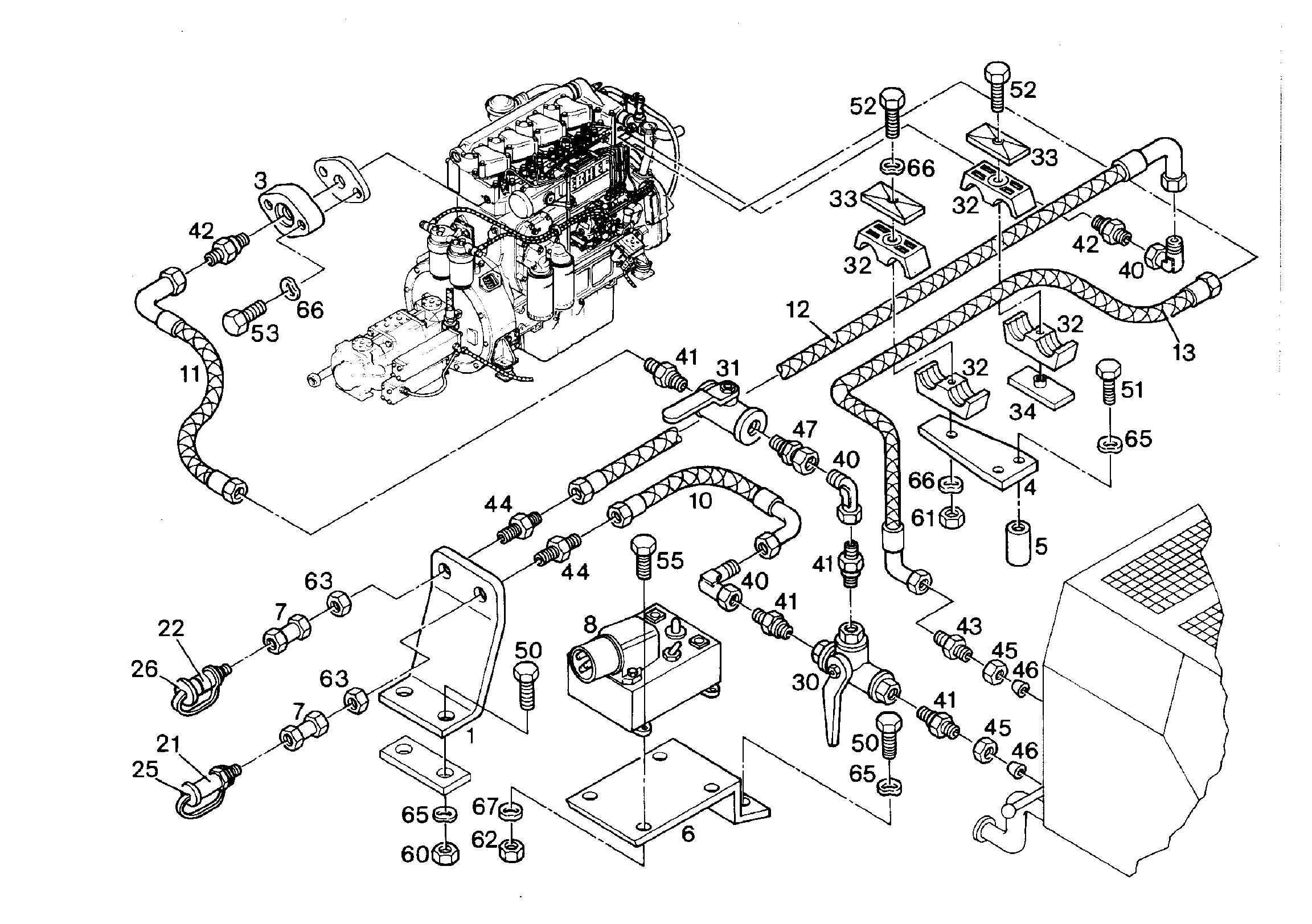 КРАН 3-ХОДОВОЙ ШАРОВОЙ 7014393 LIEBHERR