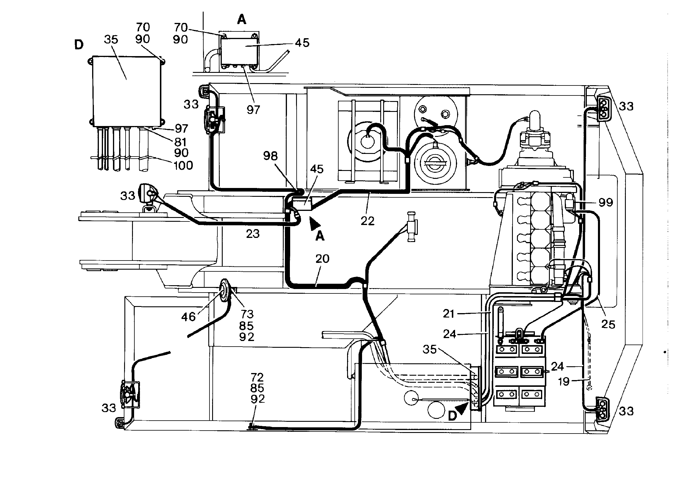 ПРОВОДКА ВАКУУММЕТР 9143438 LIEBHERR