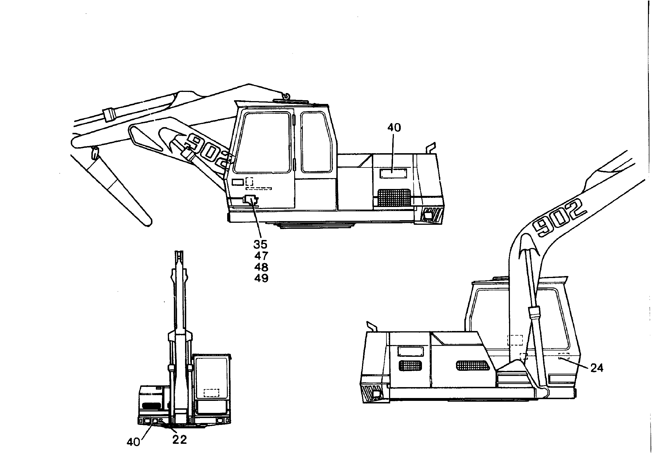 ТАБЛИЧКА ДАВЛЕНИЕ ВЫКЛЮЧЕНИЯ 105mmX 9199072 LIEBHERR