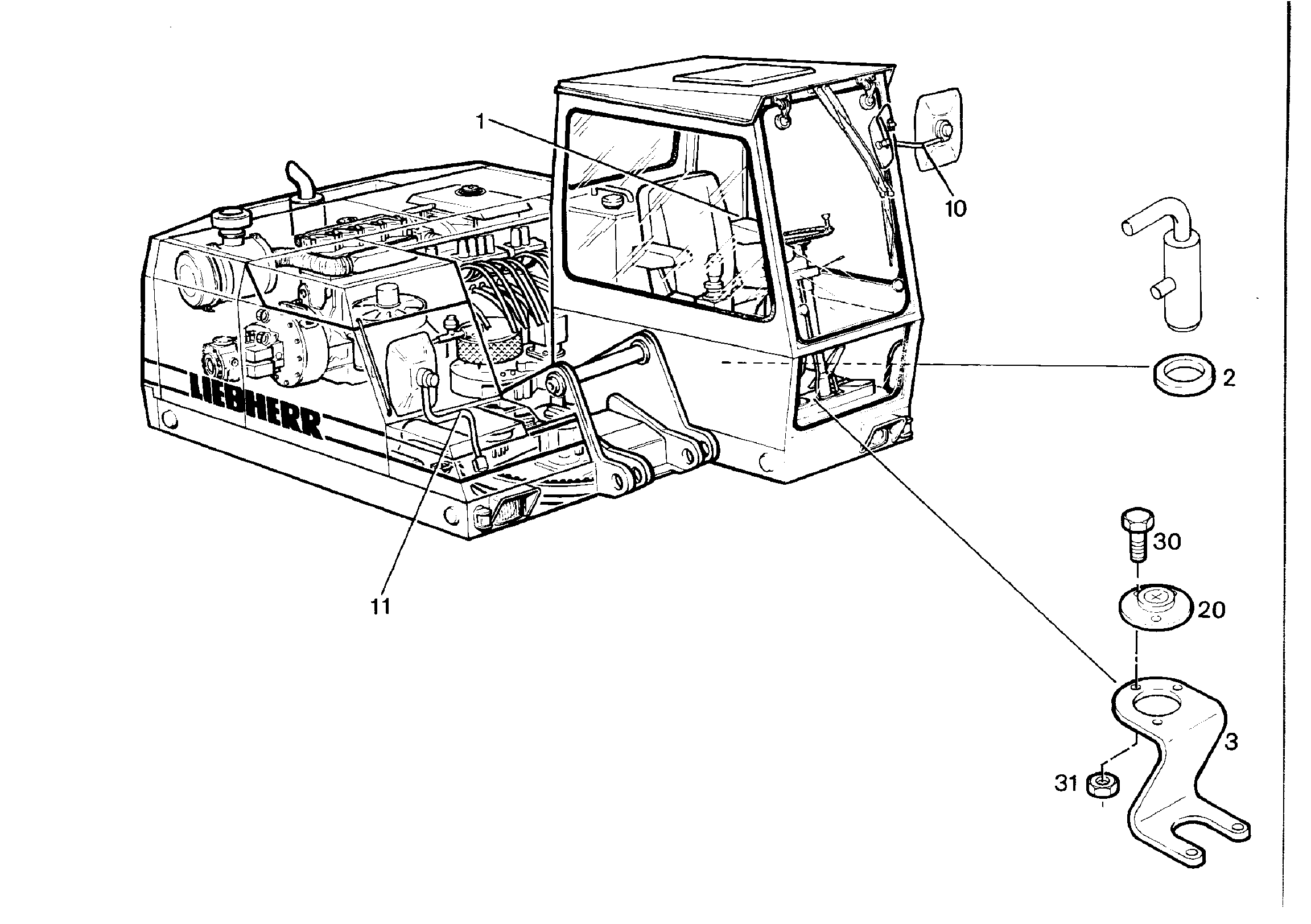 УРОВЕНЬ СФЕРИЧЕСКИЙ 7014425 LIEBHERR