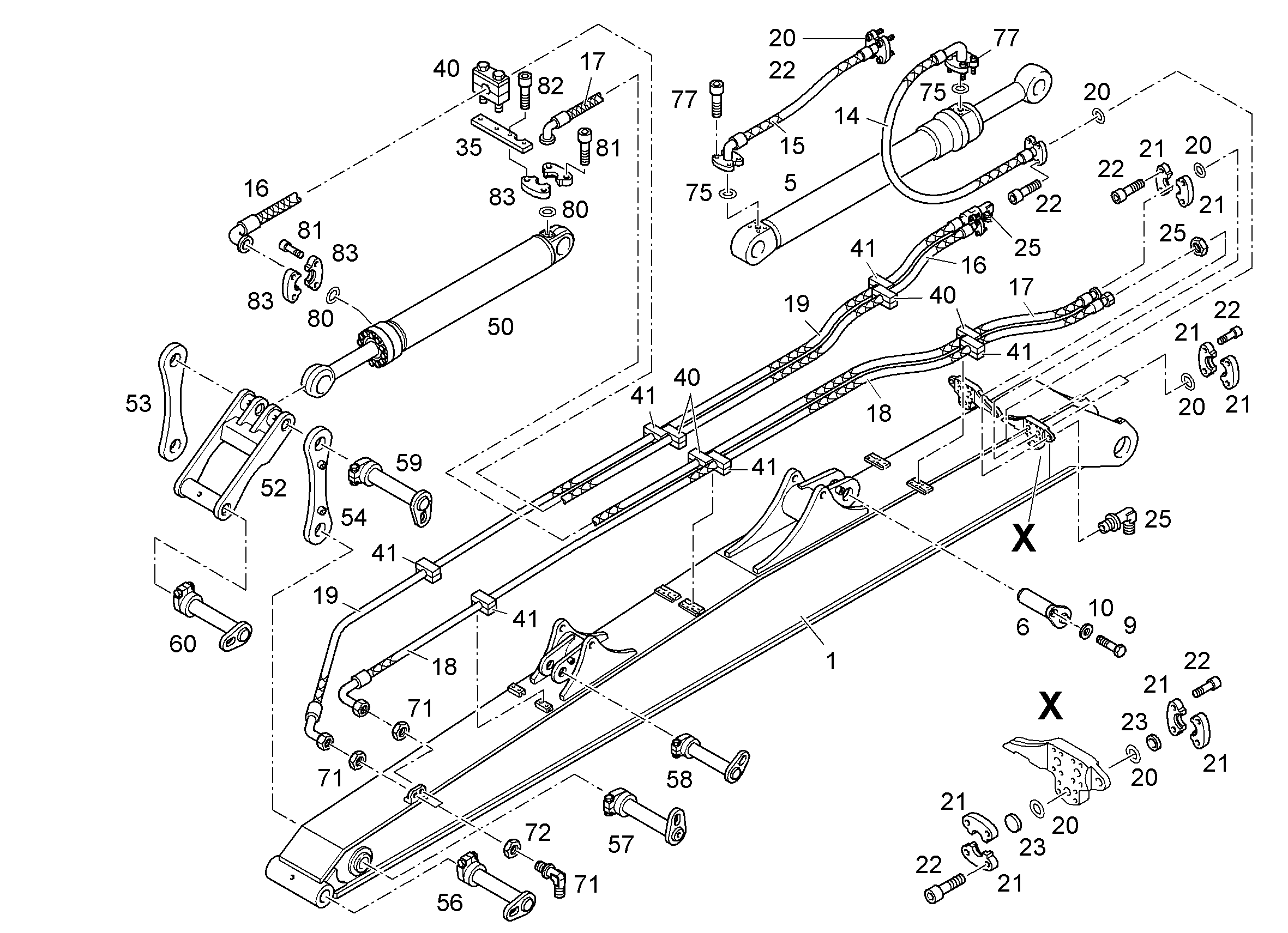 ШЛАНГ 12X3300 7027017 LIEBHERR