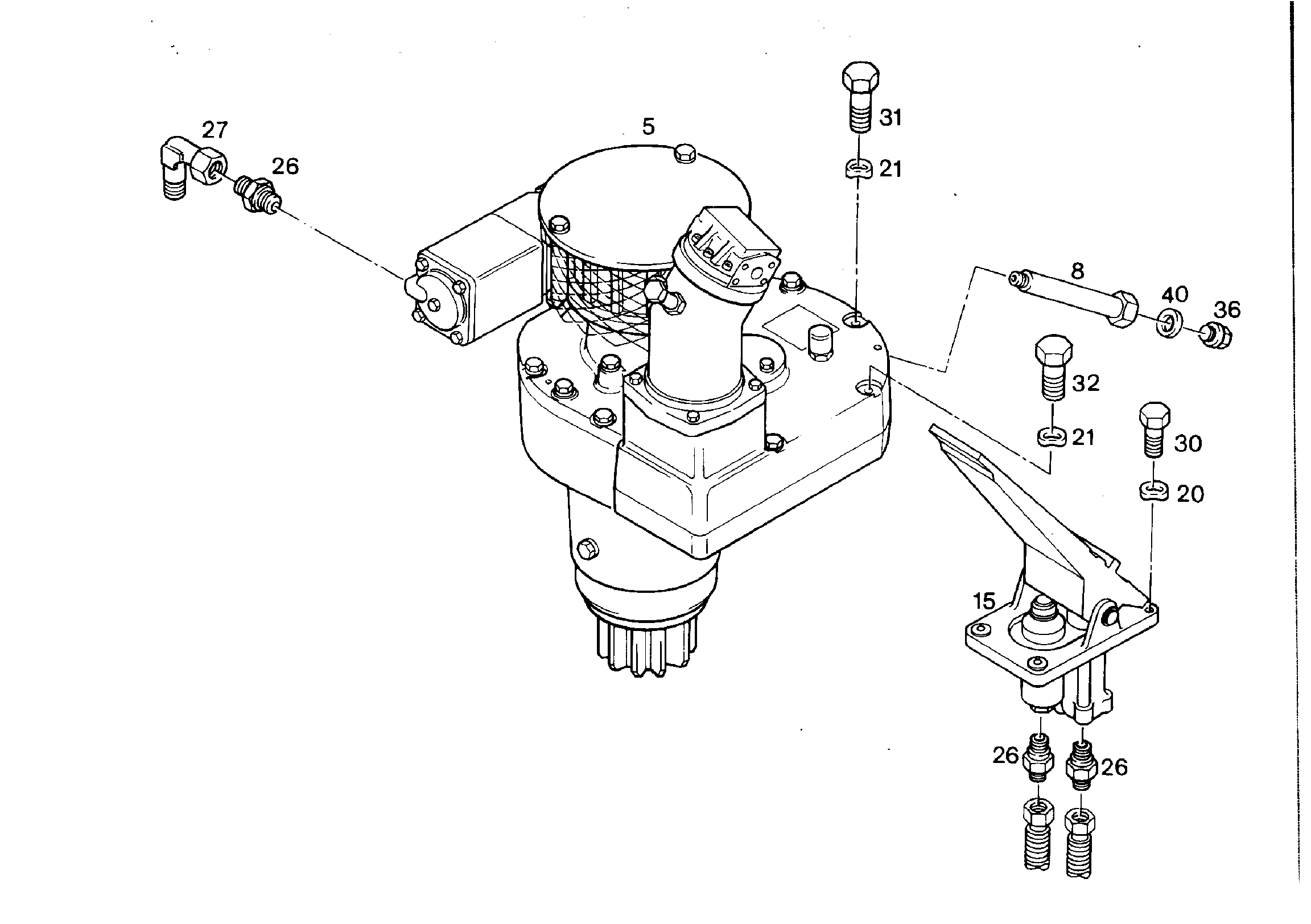 МЕХАНИЗМ ПОВОРОТА 9141192 LIEBHERR