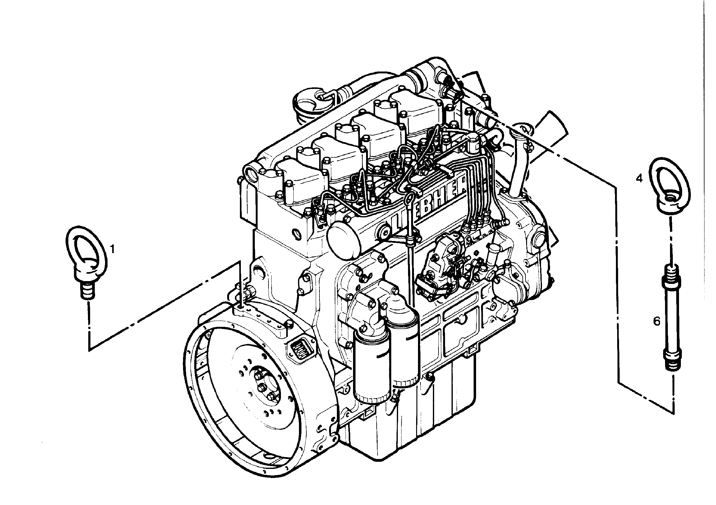 РЫМ-ГАЙКА M20X2,5 4980545 LIEBHERR