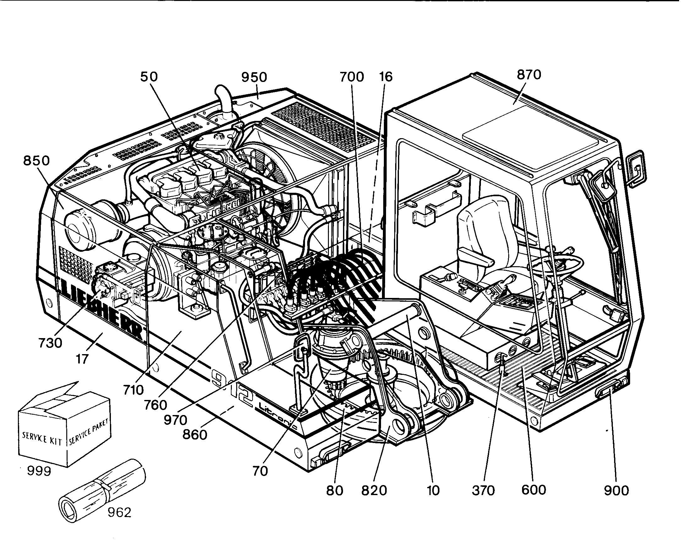 ДЕТАЛИ ОСНАЩЕНИЯ КРЕПЕЖНЫЕ 9198152 LIEBHERR