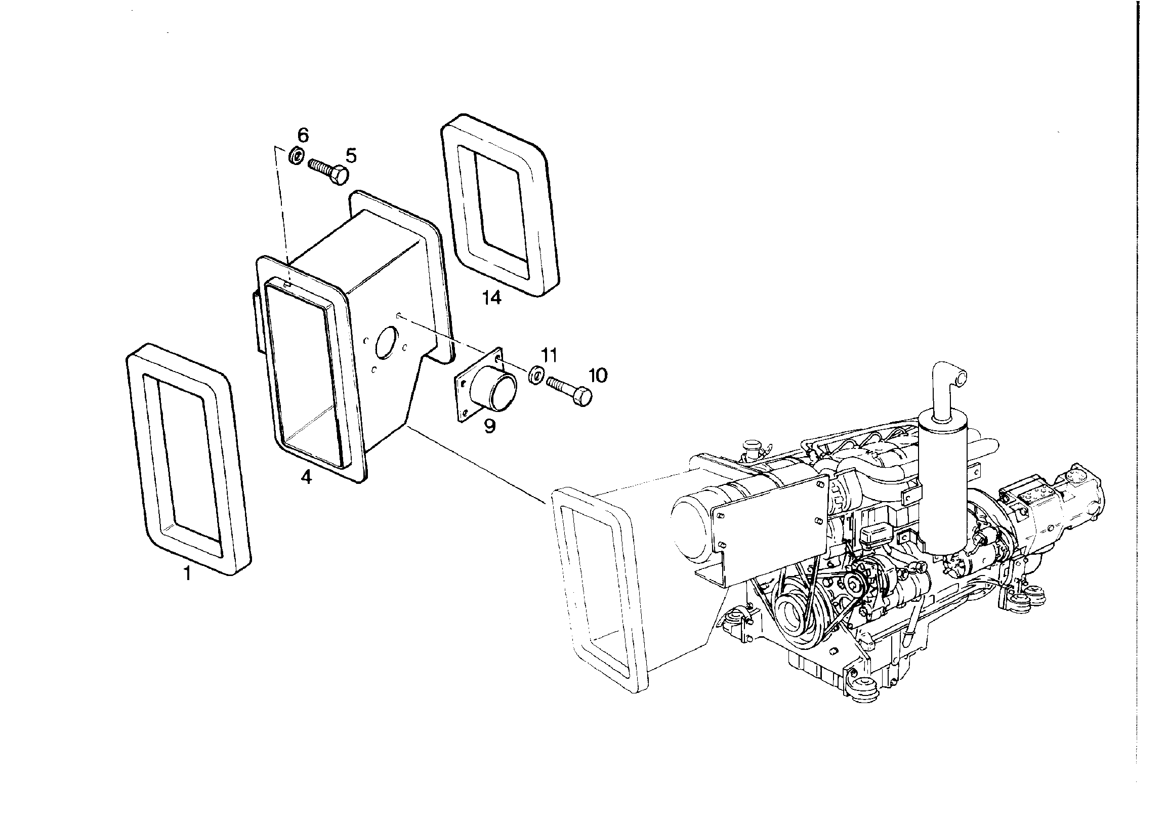 ВОЗДУХОЗАБОРНИК ВСАСЫВАЮЩИЙ 9130561 LIEBHERR
