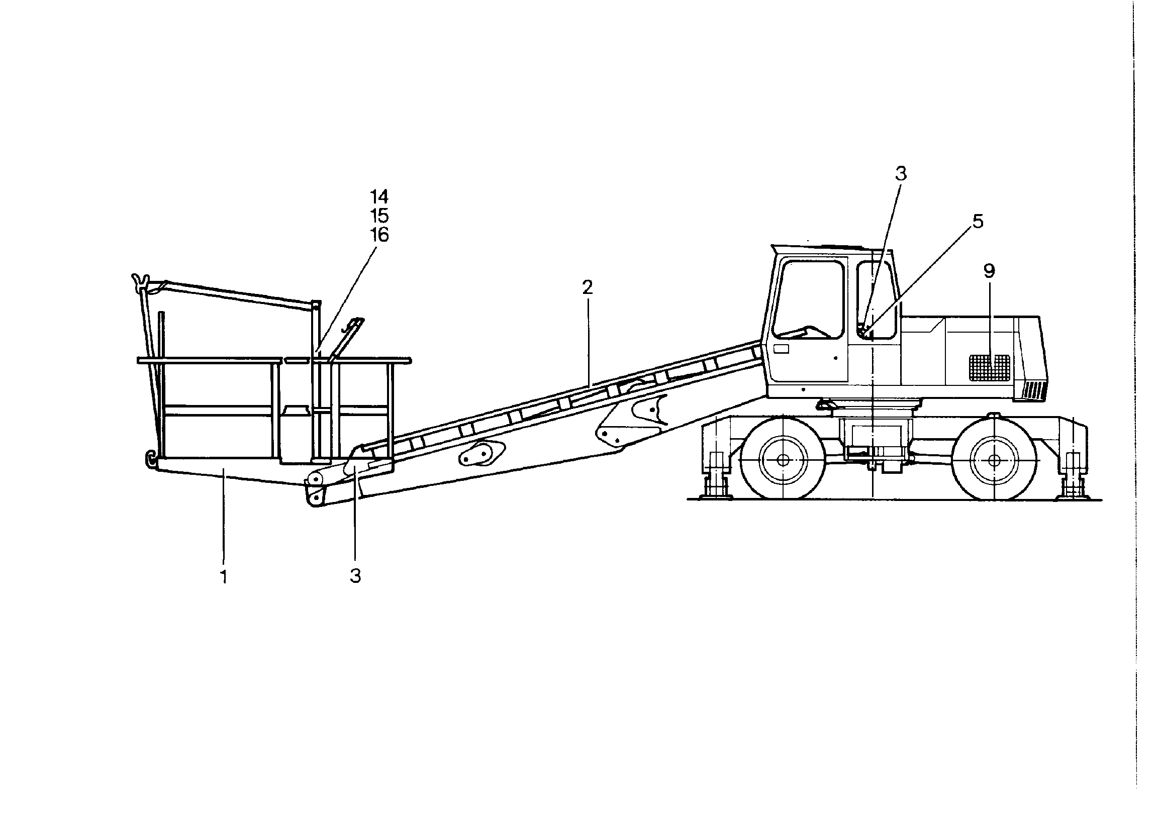 РАБОЧАЯ ПЛАТФОРМА 9148504 LIEBHERR