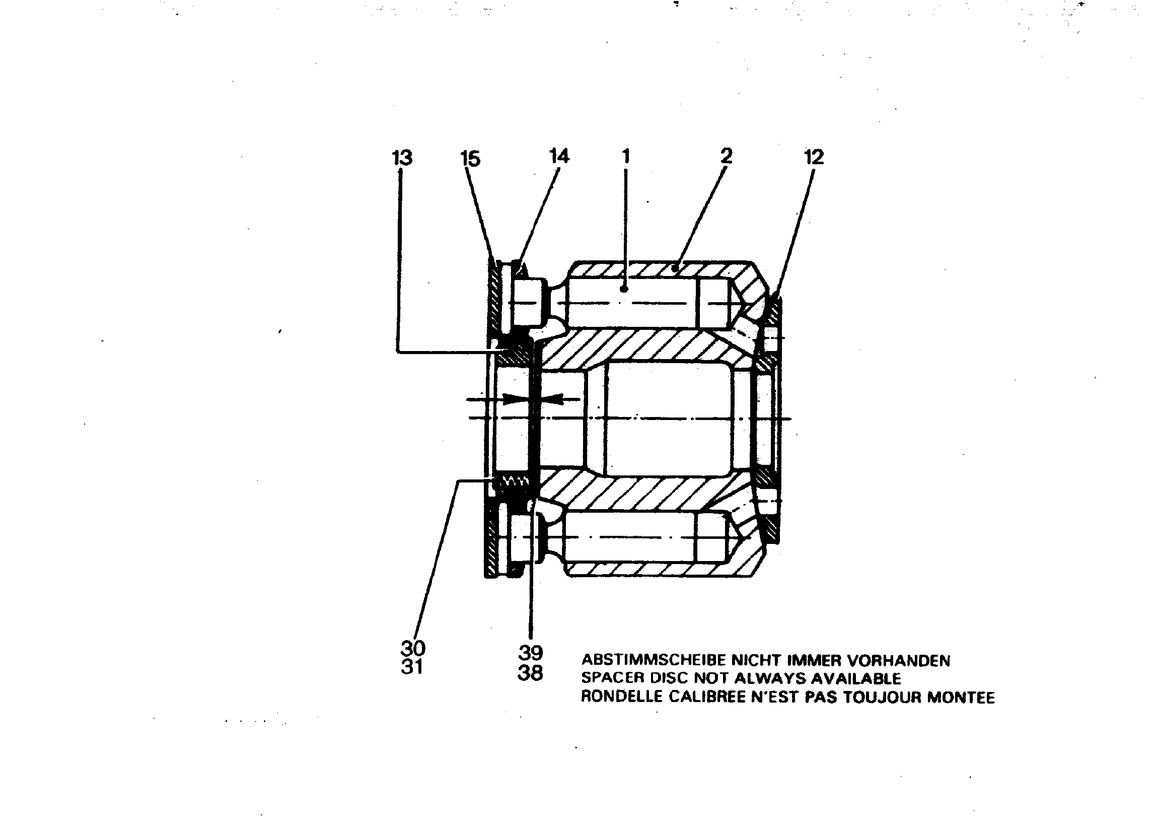 ШАЙБА РЕГУЛИРОВОЧНАЯ 52 7380694 LIEBHERR