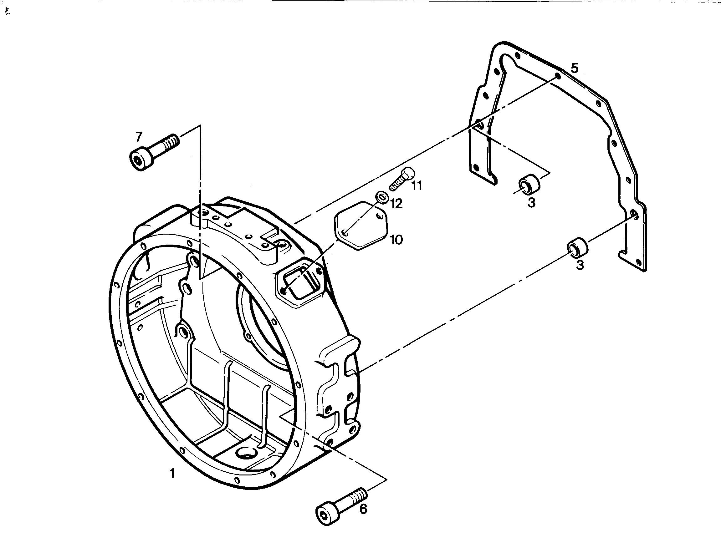 КОРПУС МАХОВИКА SAE 2 9275827 LIEBHERR