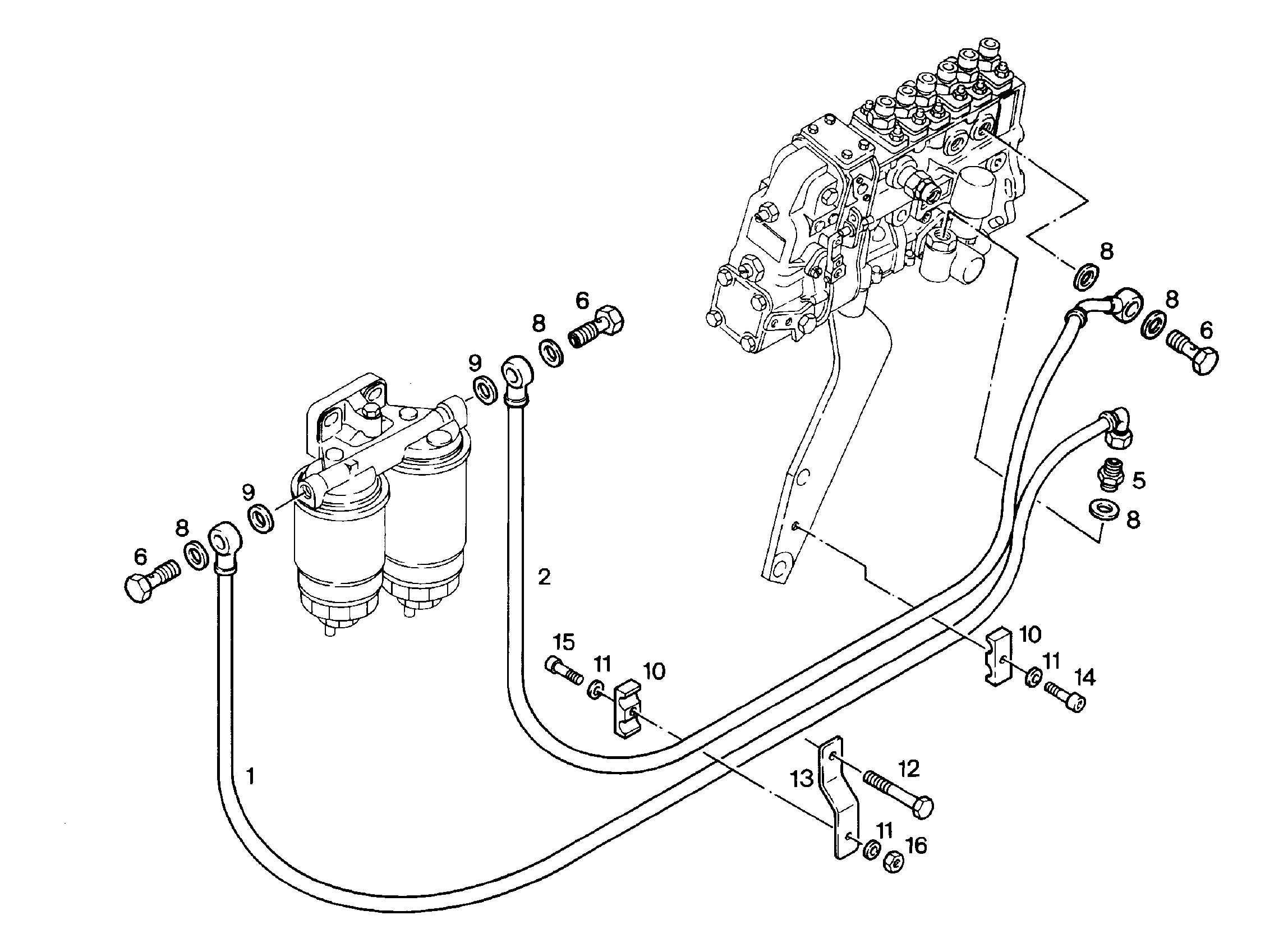 ШЛАНГОПРОВОД 7380885 LIEBHERR