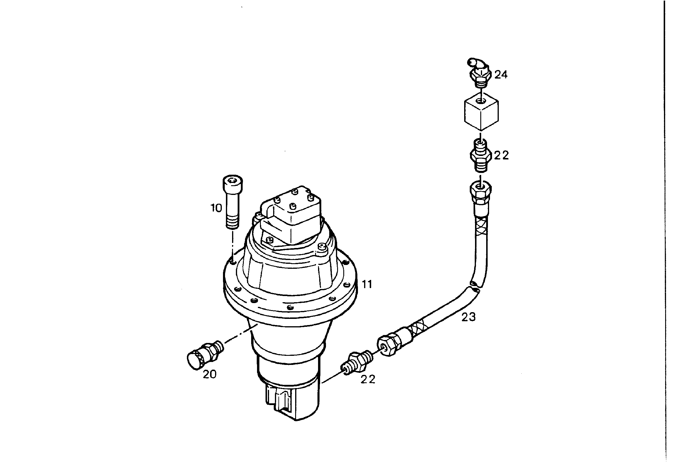МЕХАНИЗМ ПОВОРОТА 9240085 LIEBHERR