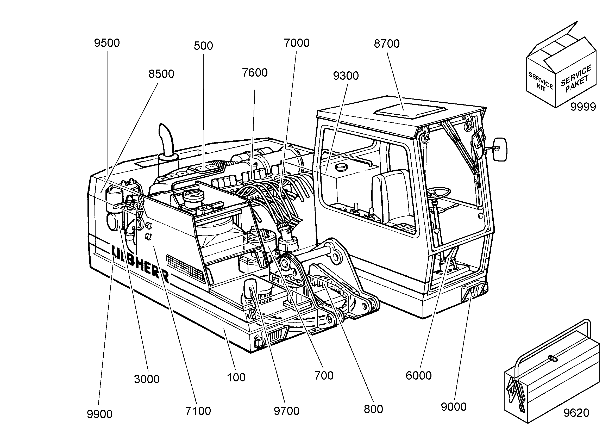 КОМПРЕССОРНАЯ УСТ.ПОВ. ПЛАТФ. 9143532 LIEBHERR
